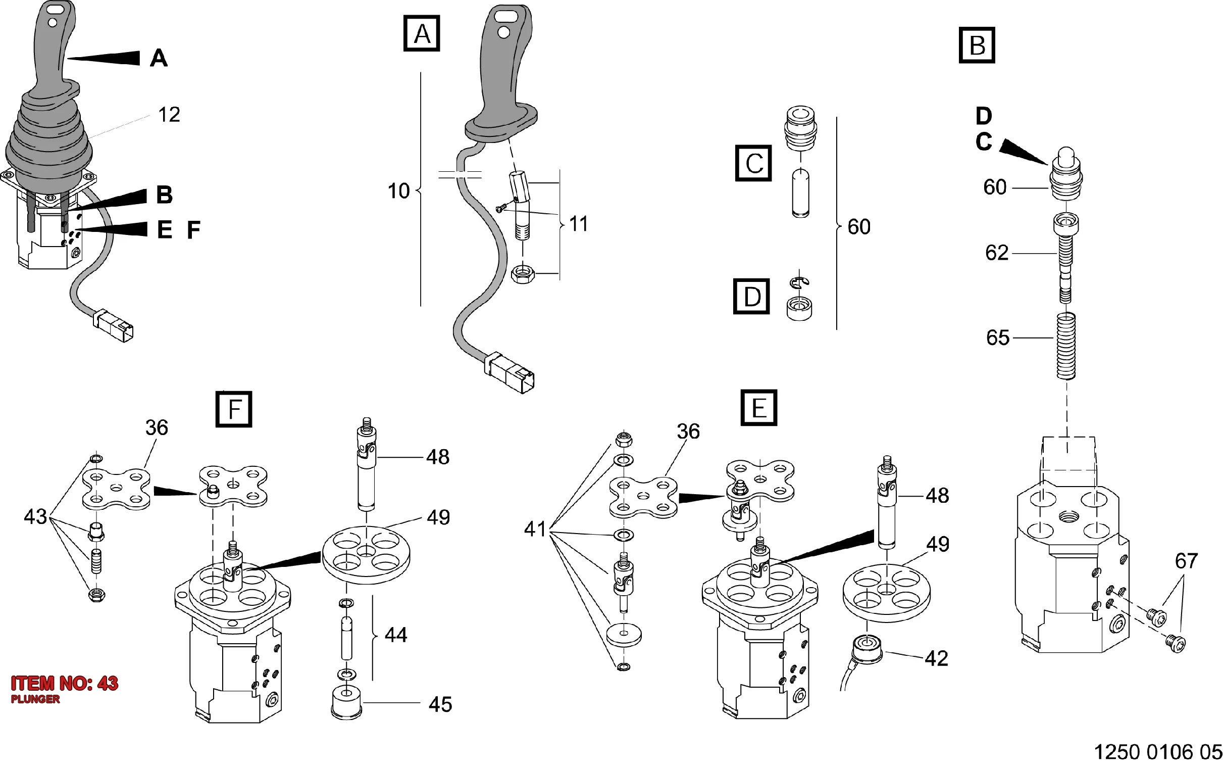 3222 3152 99 PLUNGER - Technical Drawing