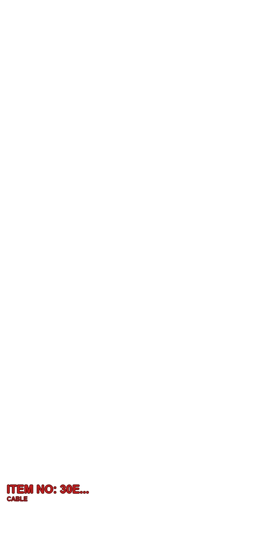 3222 3168 47 CABLE - Technical Drawing