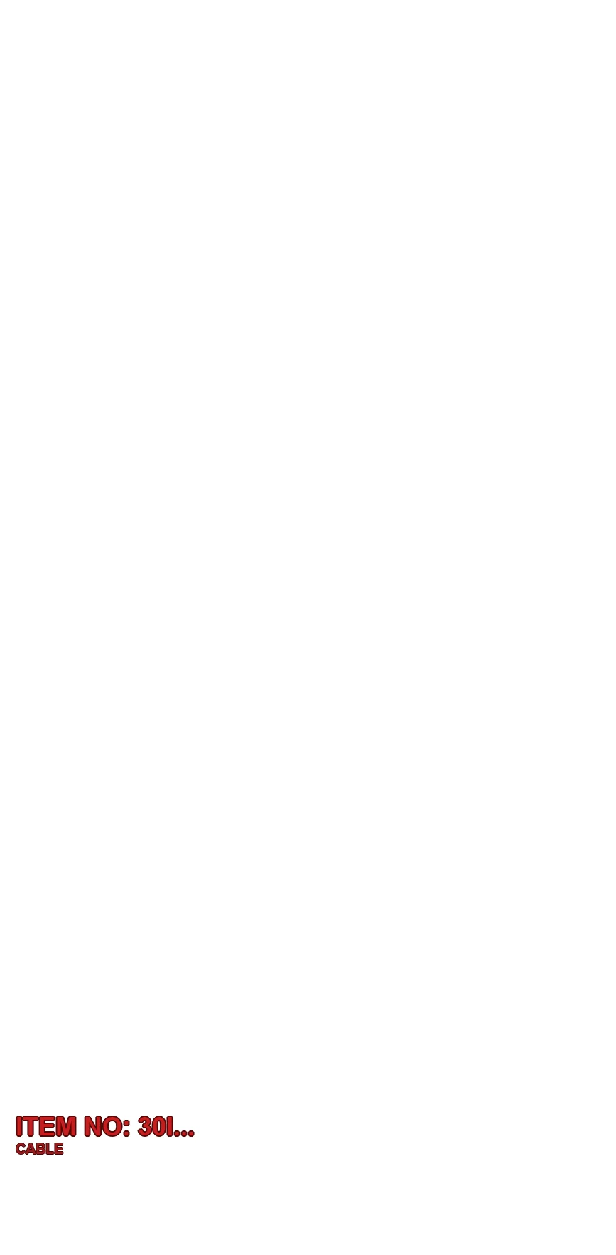 3222 3168 48 CABLE - Technical Drawing