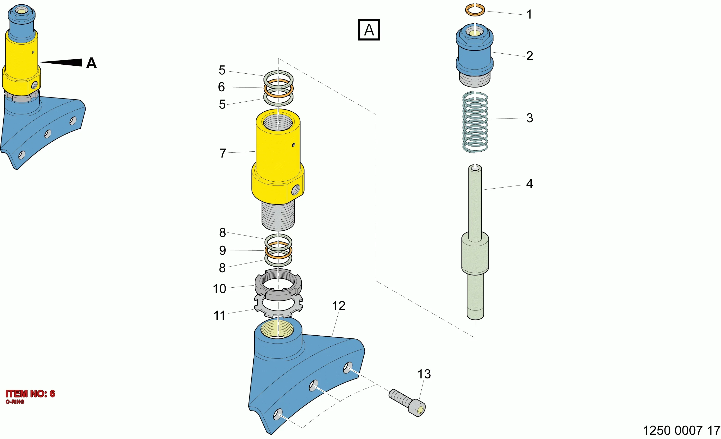 3222 3177 89 O-RING - Technical Drawing