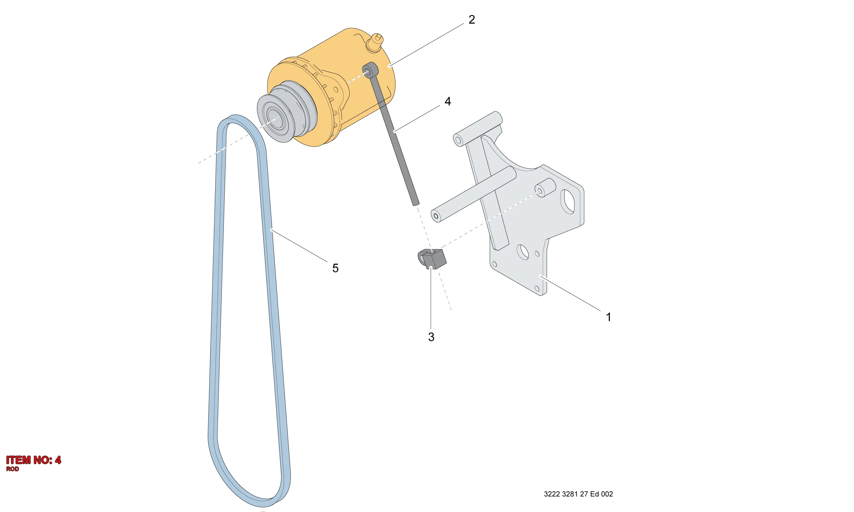 3222 3179 32 ROD - Technical Drawing