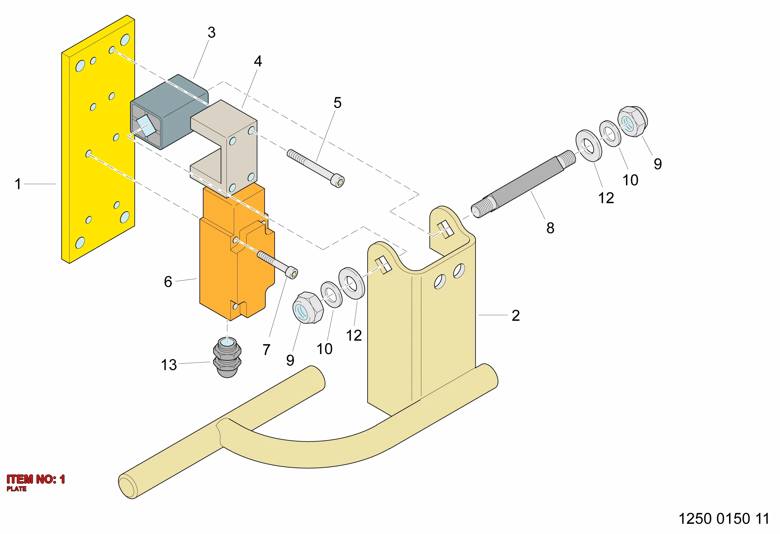 3222 3193 31 PLATE - Technical Drawing