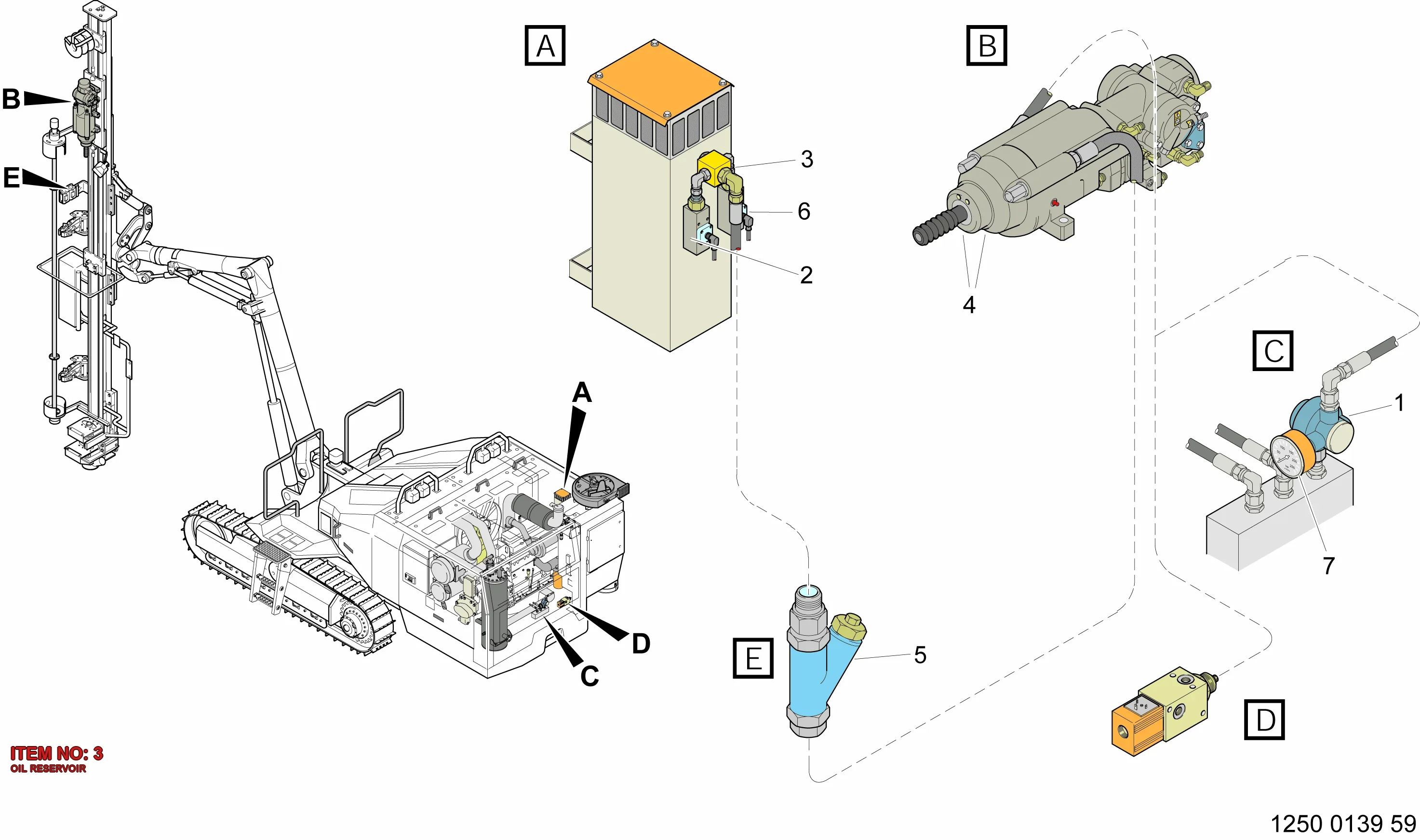 3222 3193 89 OIL RESERVOIR - Technical Drawing