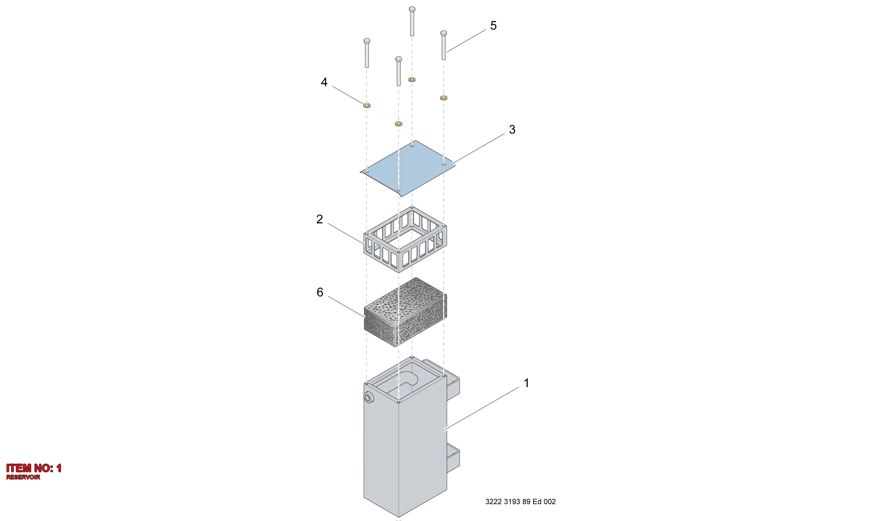 3222 3194 37 RESERVOIR - Technical Drawing