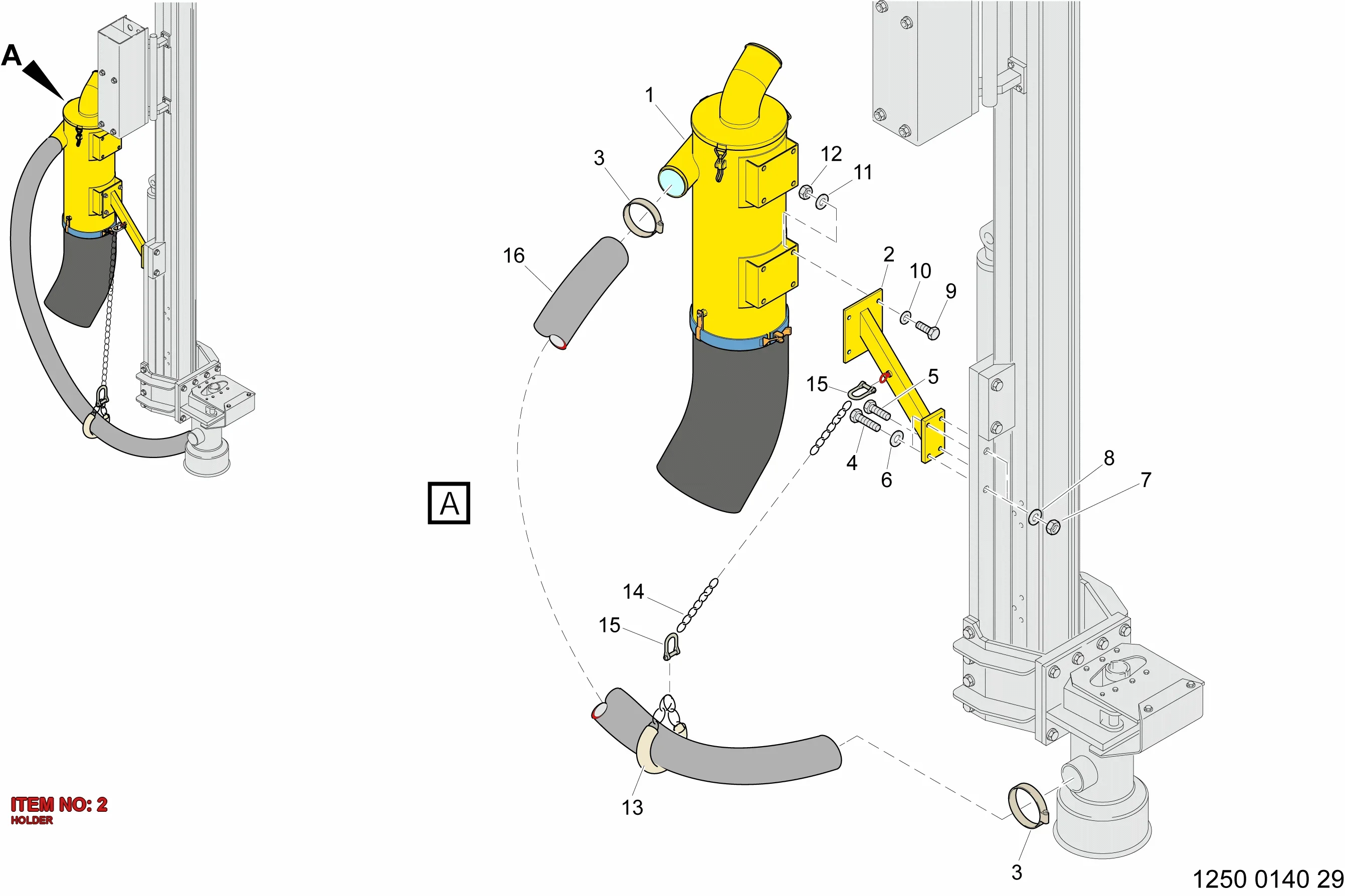 3222 3194 41 HOLDER - Technical Drawing
