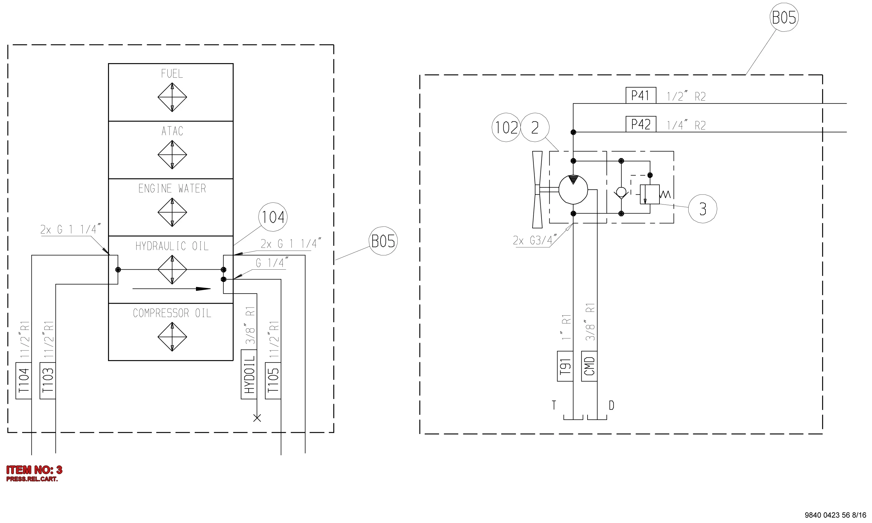 3222 3243 10 PRESS.REL.CART. - Technical Drawing
