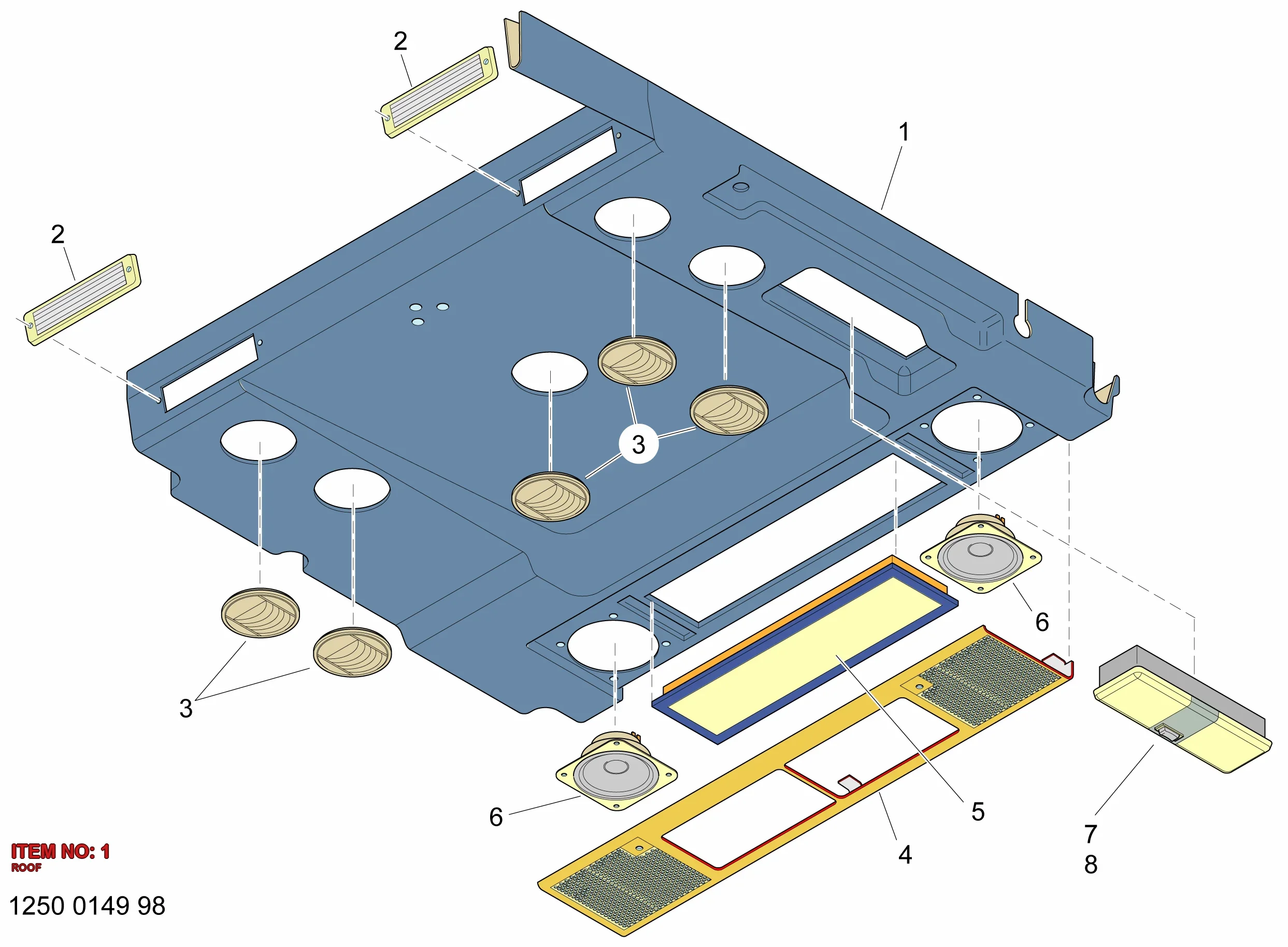 3222 3246 36 ROOF - Technical Drawing