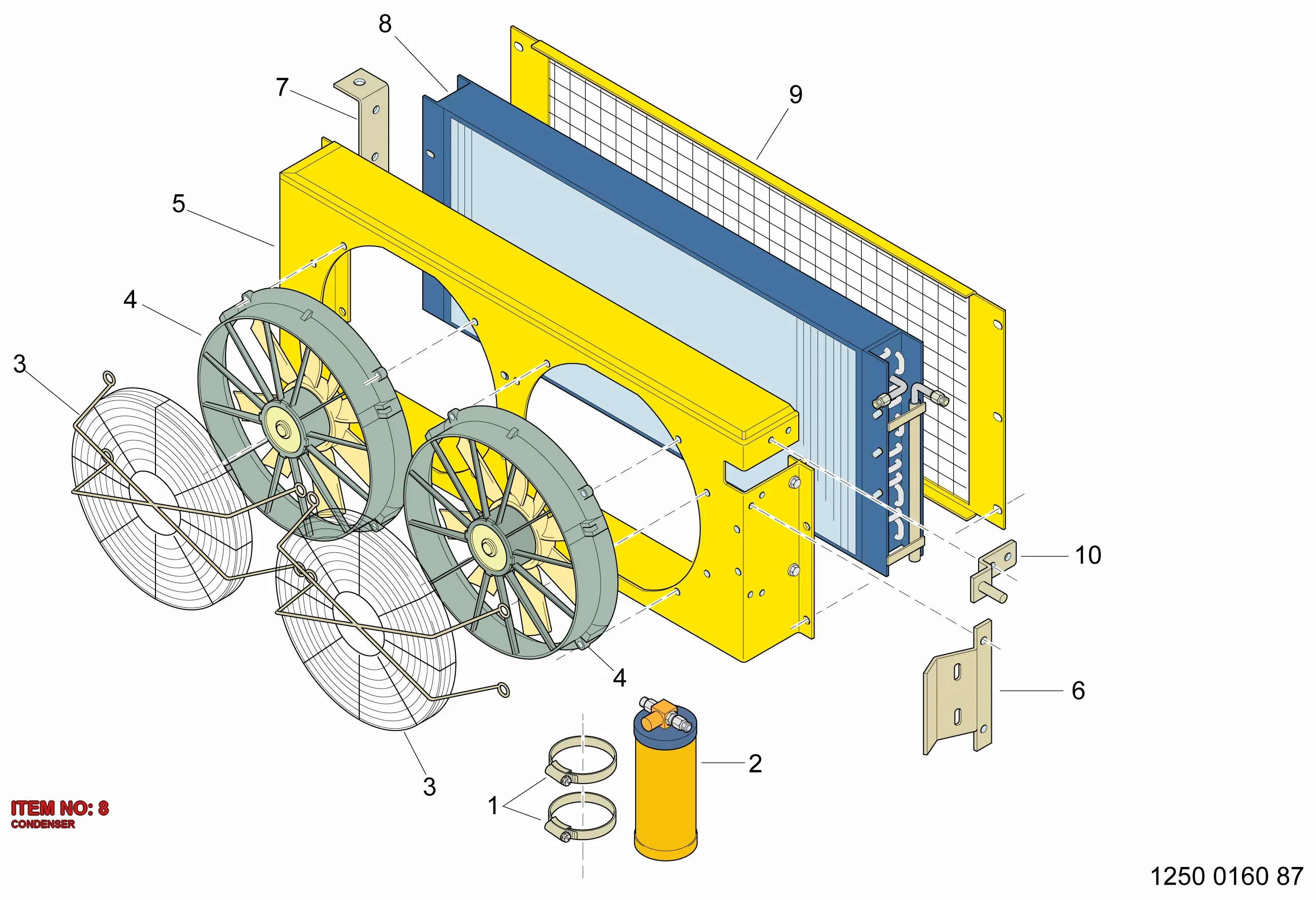 3222 3249 17 CONDENSER - Technical Drawing