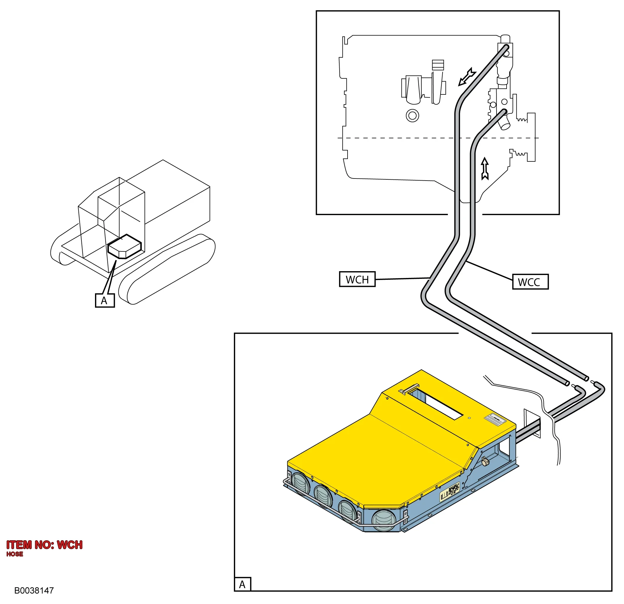 3222 3250 22 HOSE - Technical Drawing
