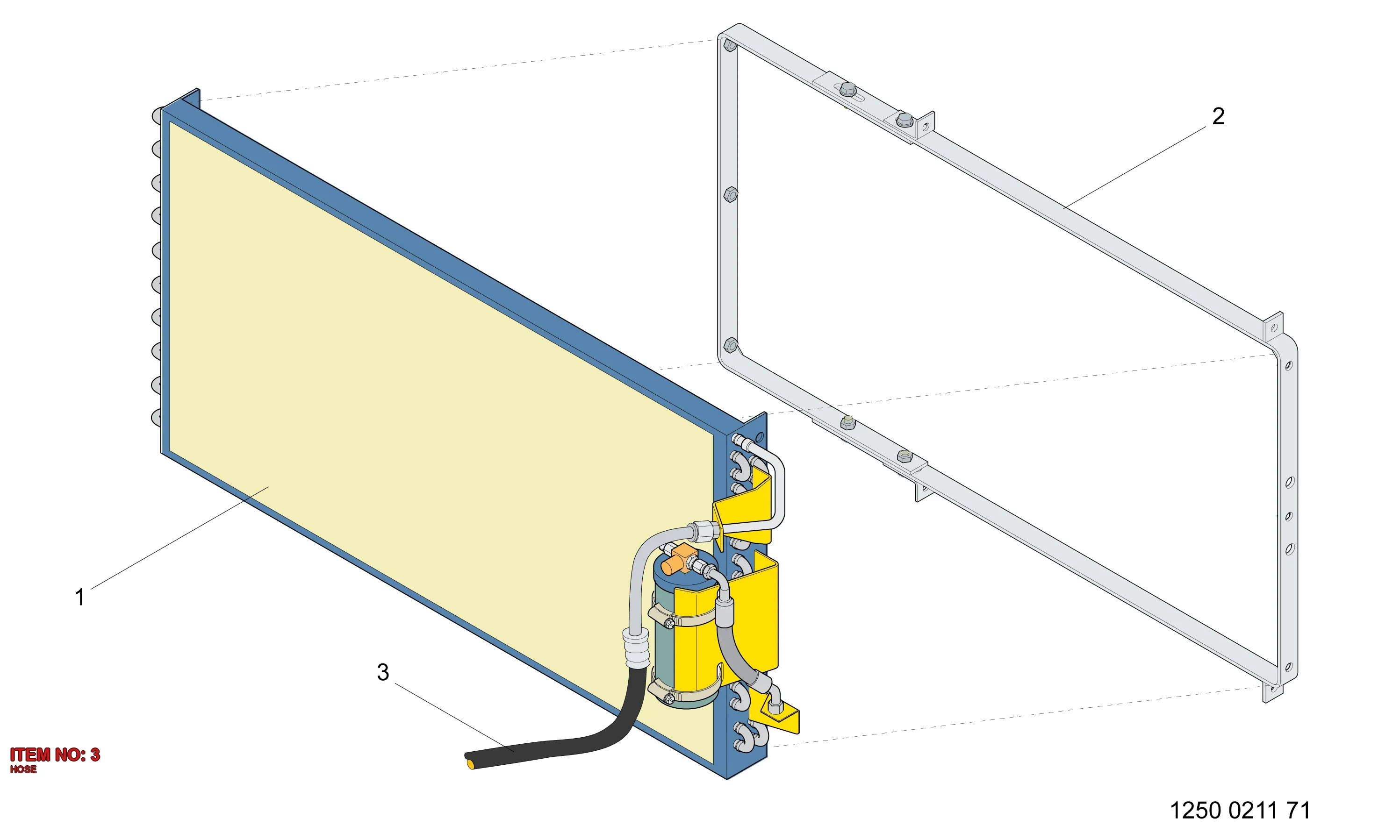 3222 3250 24 HOSE - Technical Drawing