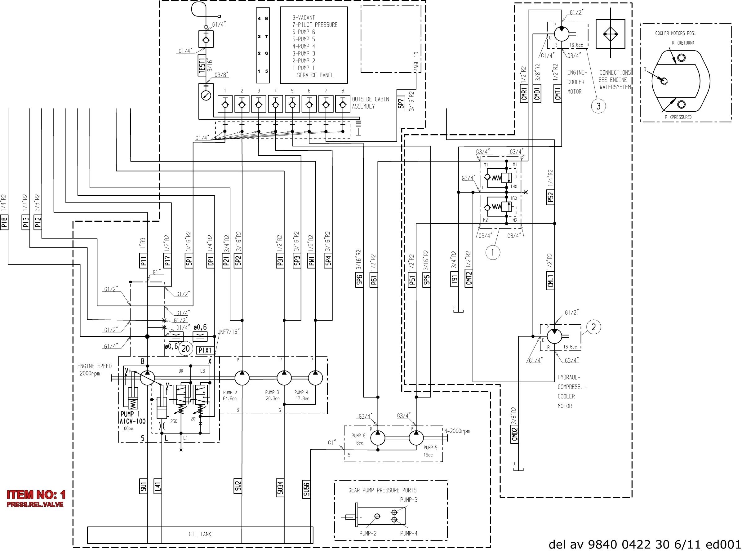 3222 3253 05 PRESS.REL.VALVE - Technical Drawing