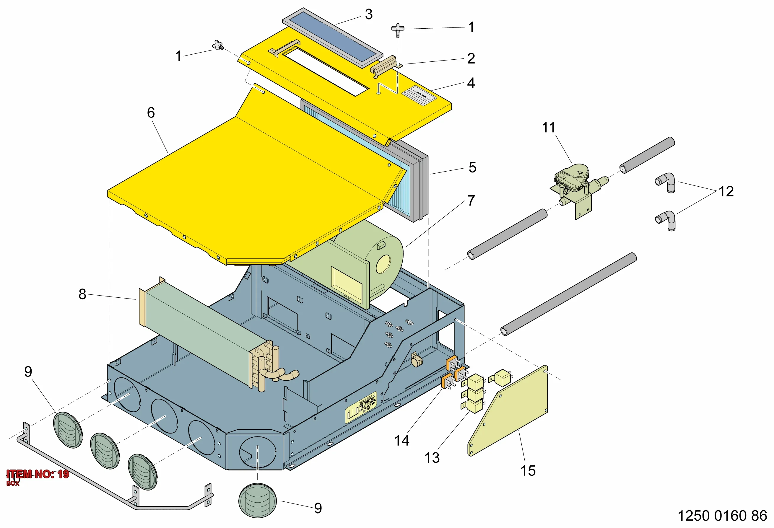 3222 3258 43 BOX - Technical Drawing