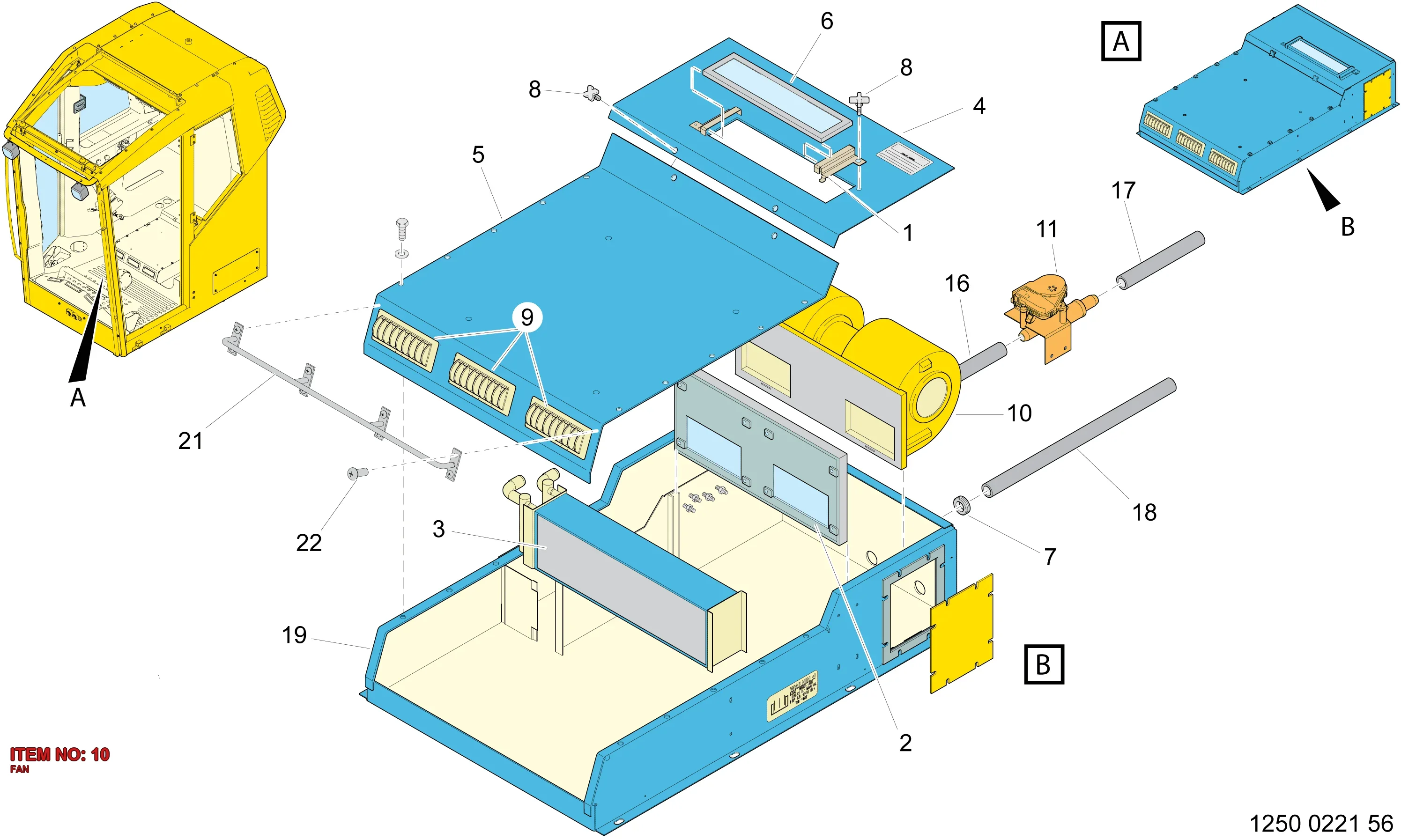 3222 3258 49 FAN - Technical Drawing
