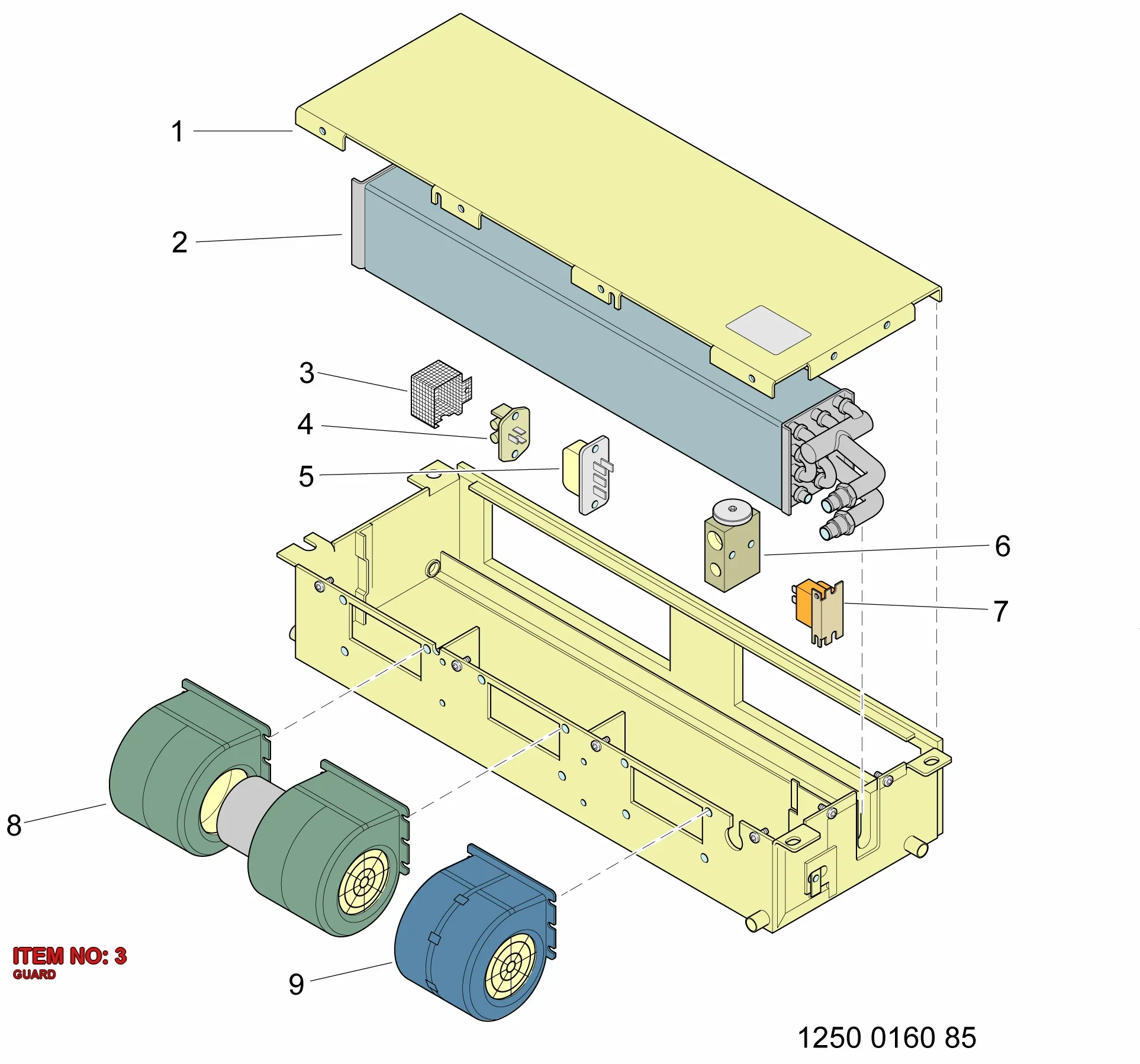 3222 3260 12 GUARD - Technical Drawing