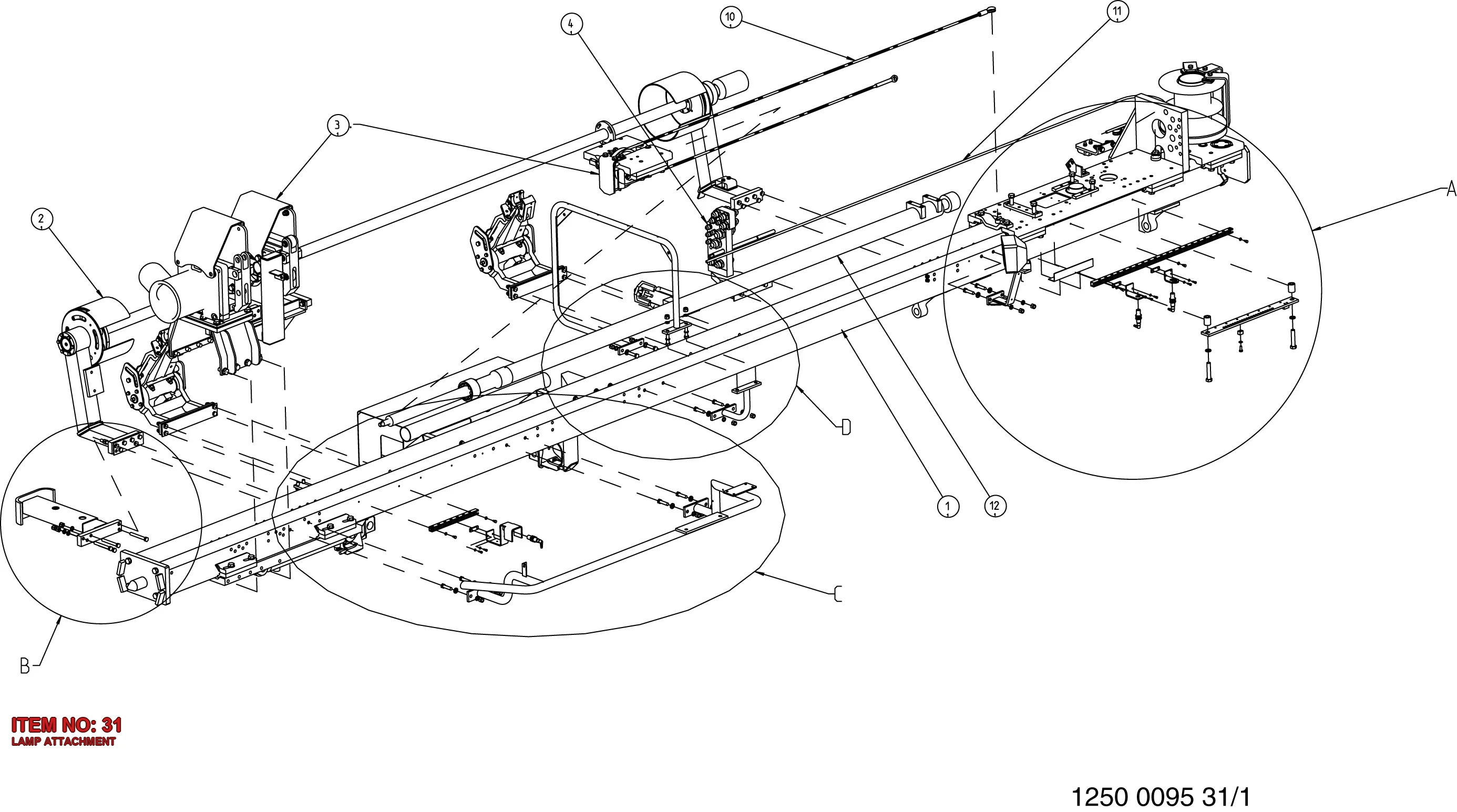 3222 3260 58 LAMP ATTACHMENT - Technical Drawing