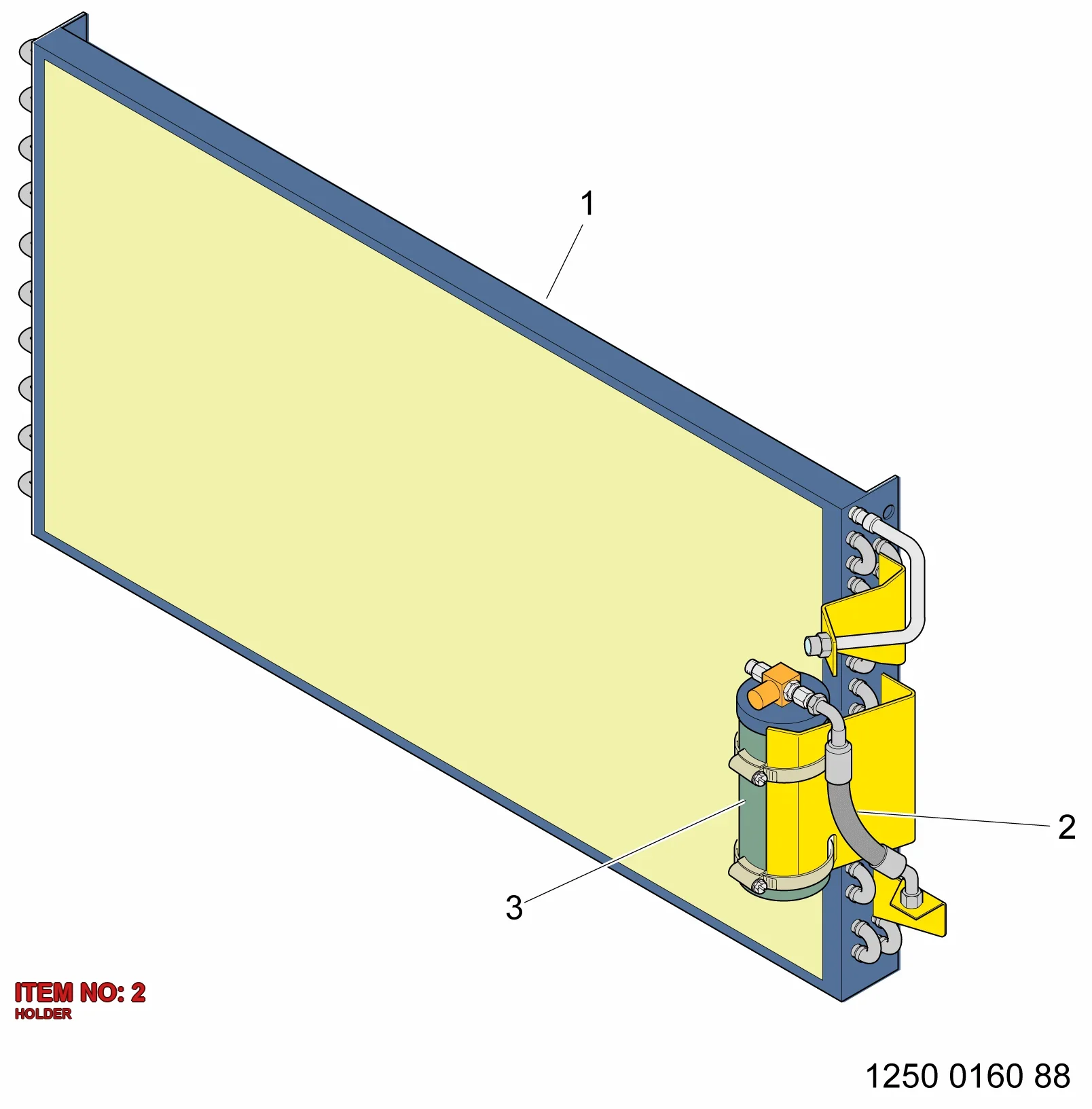 3222 3261 25 HOLDER - Technical Drawing