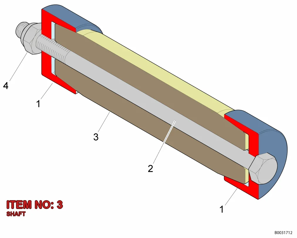 3222 3261 29 SHAFT - Technical Drawing
