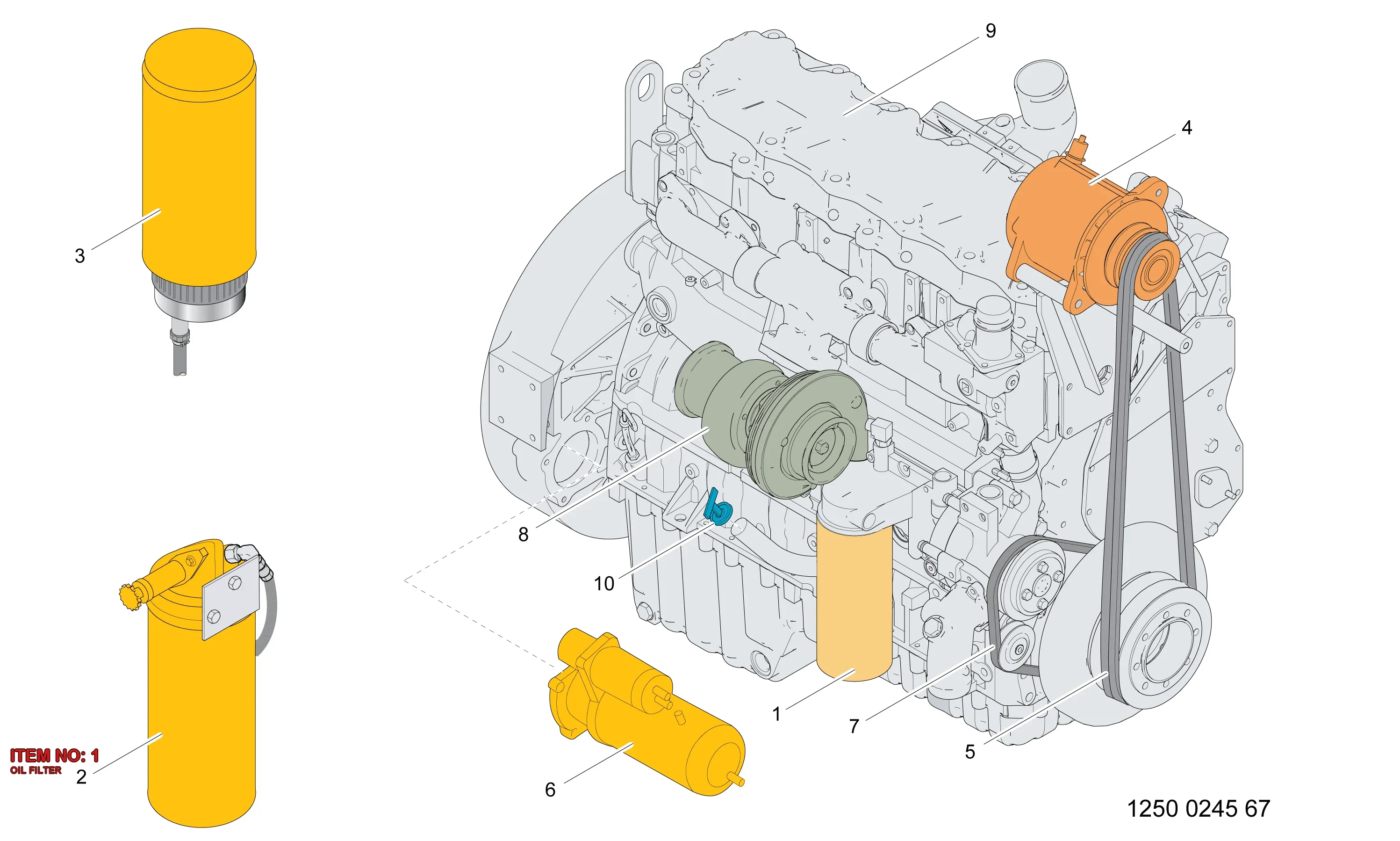 3222 3262 31 OIL FILTER - Technical Drawing