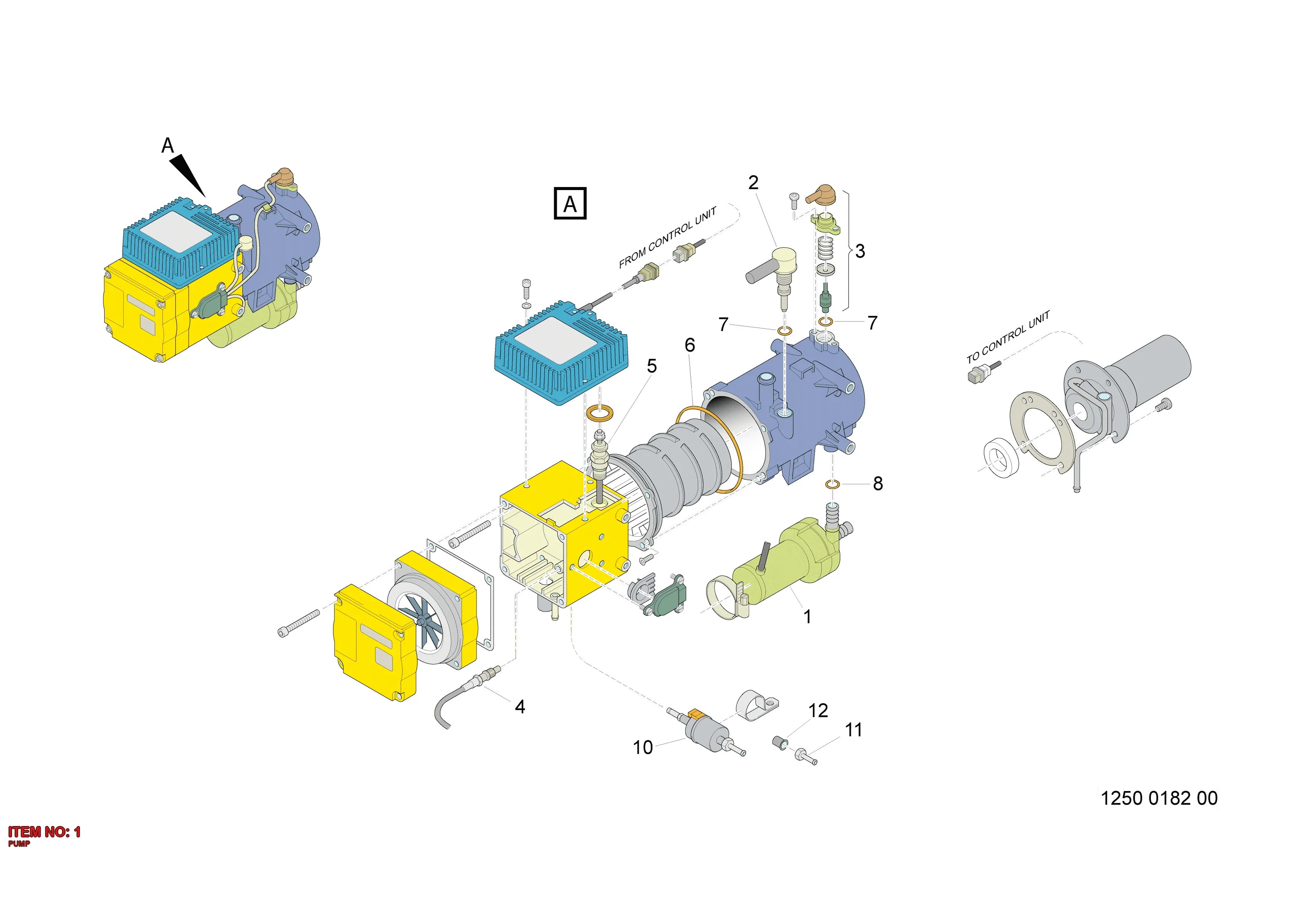 3222 3262 85 PUMP - Technical Drawing