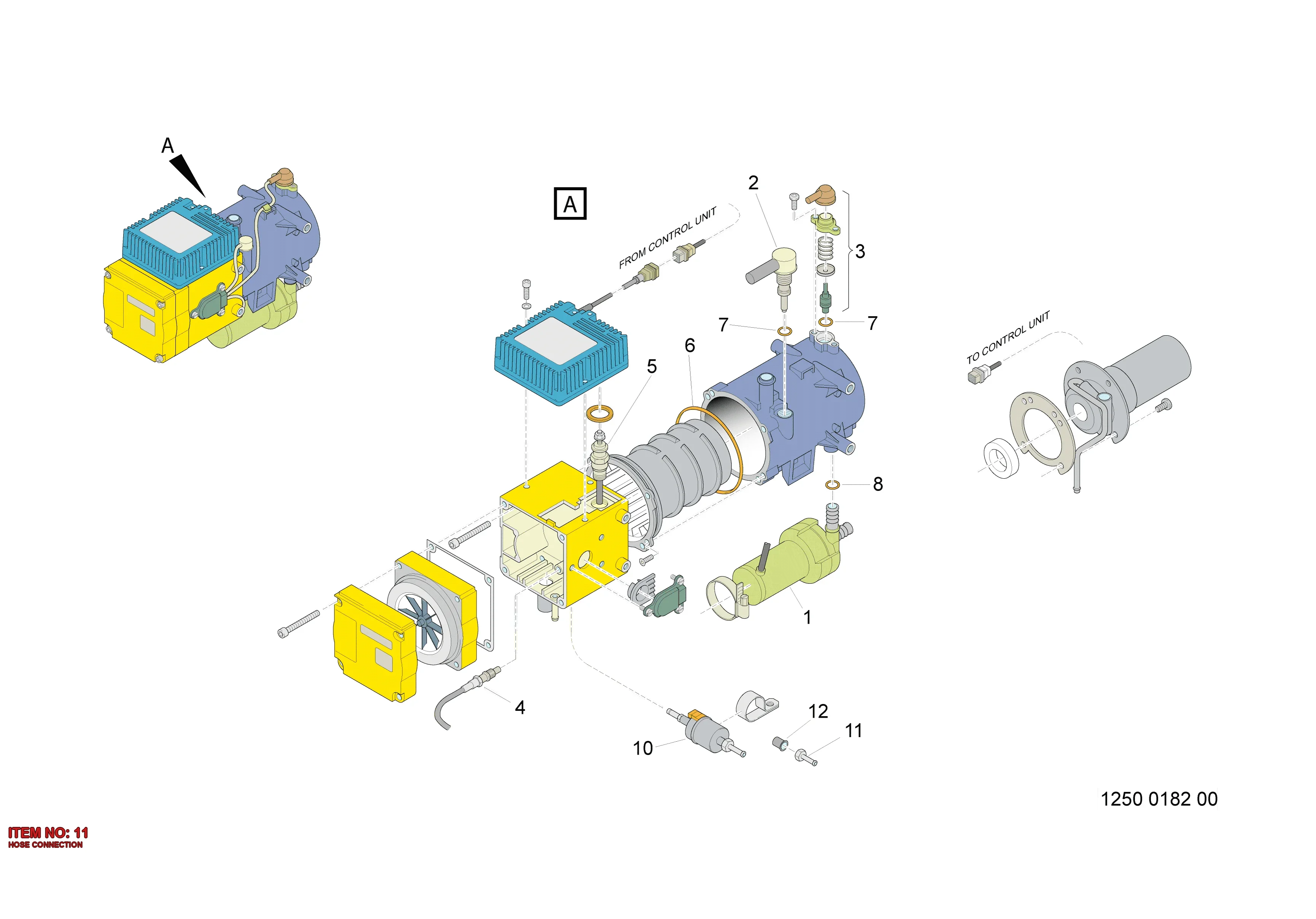 3222 3262 95 HOSE CONNECTION - Technical Drawing