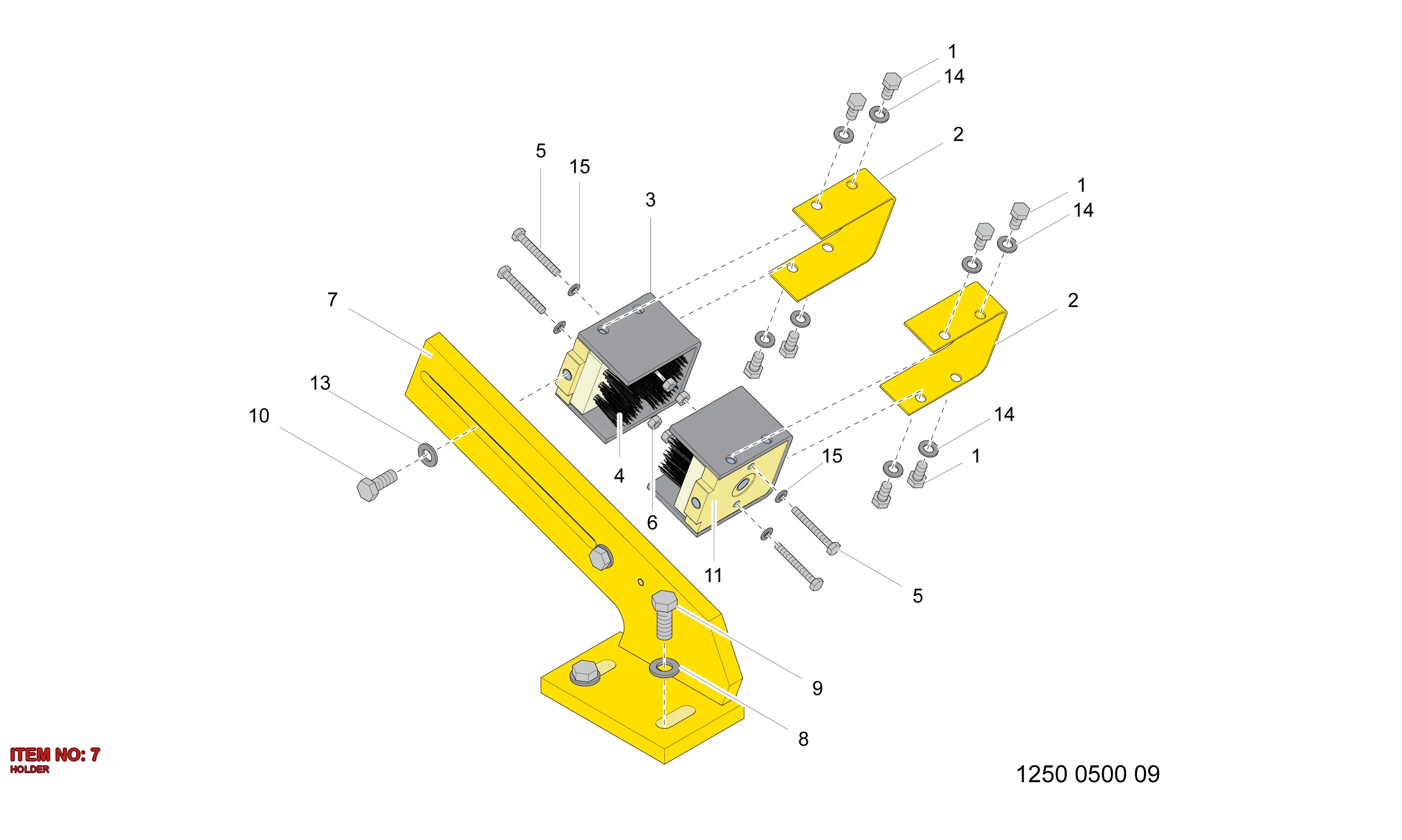 3222 3263 39 HOLDER - Technical Drawing