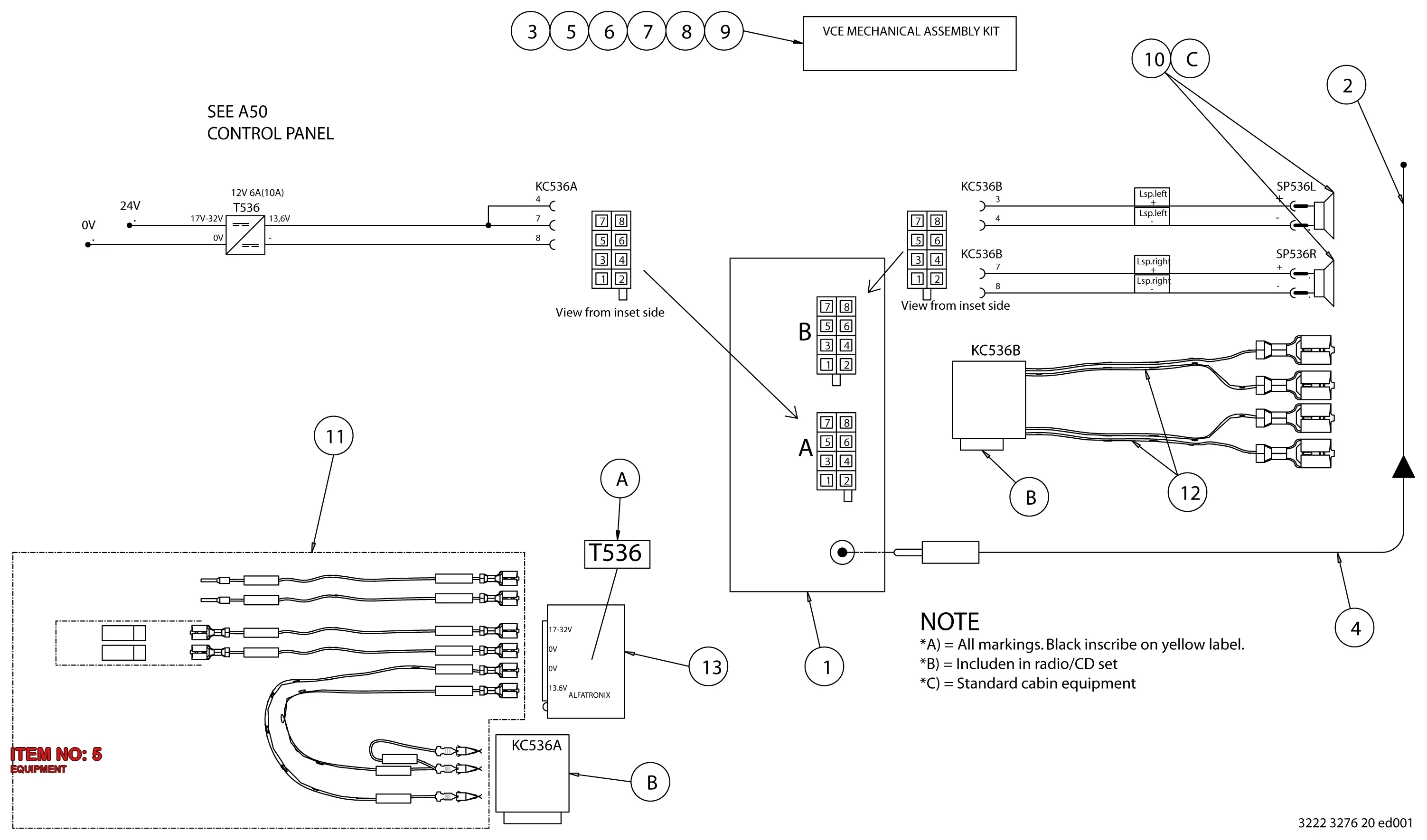 3222 3263 44 EQUIPMENT - Technical Drawing