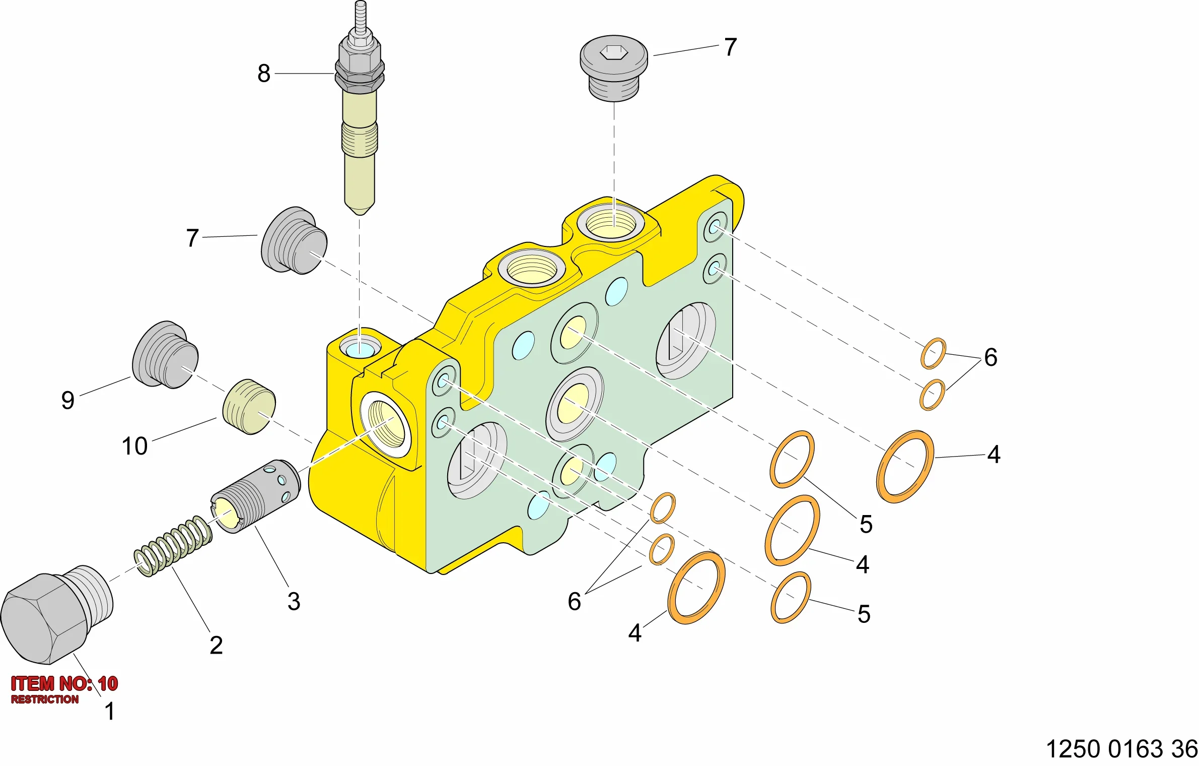 3222 3264 94 RESTRICTION - Technical Drawing