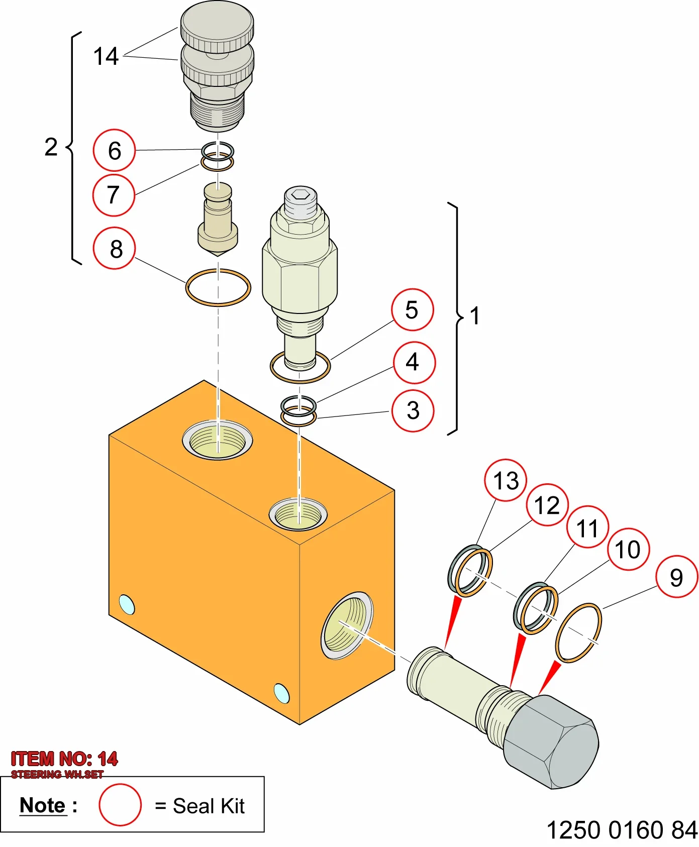 3222 3266 78 STEERING WH.SET - Technical Drawing