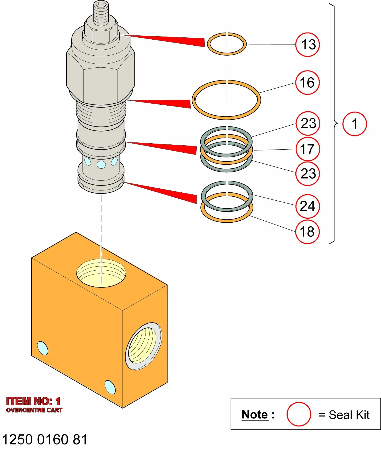 3222 3266 80 OVERCENTRE CART - Technical Drawing