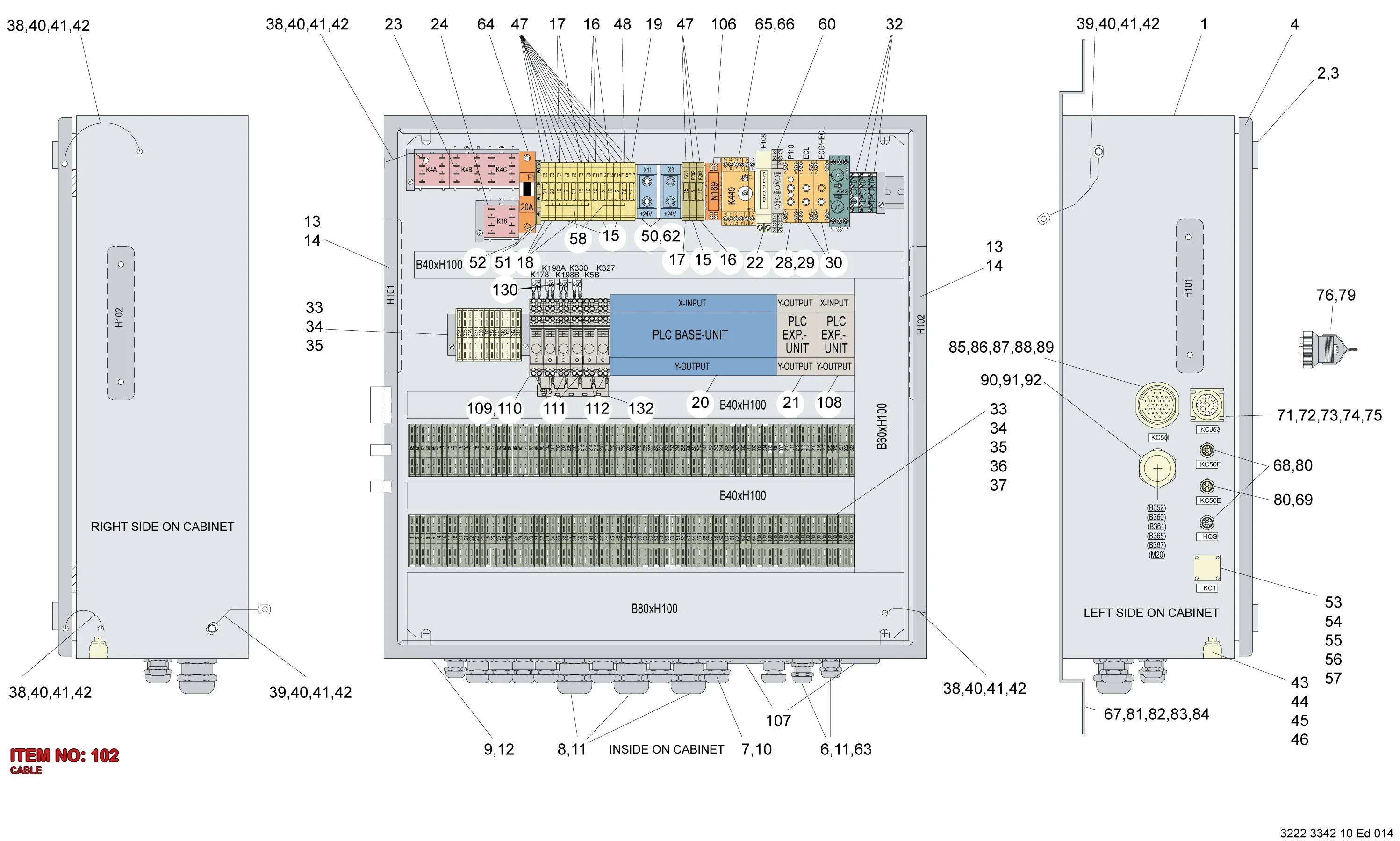 3222 3268 56 CABLE - Technical Drawing