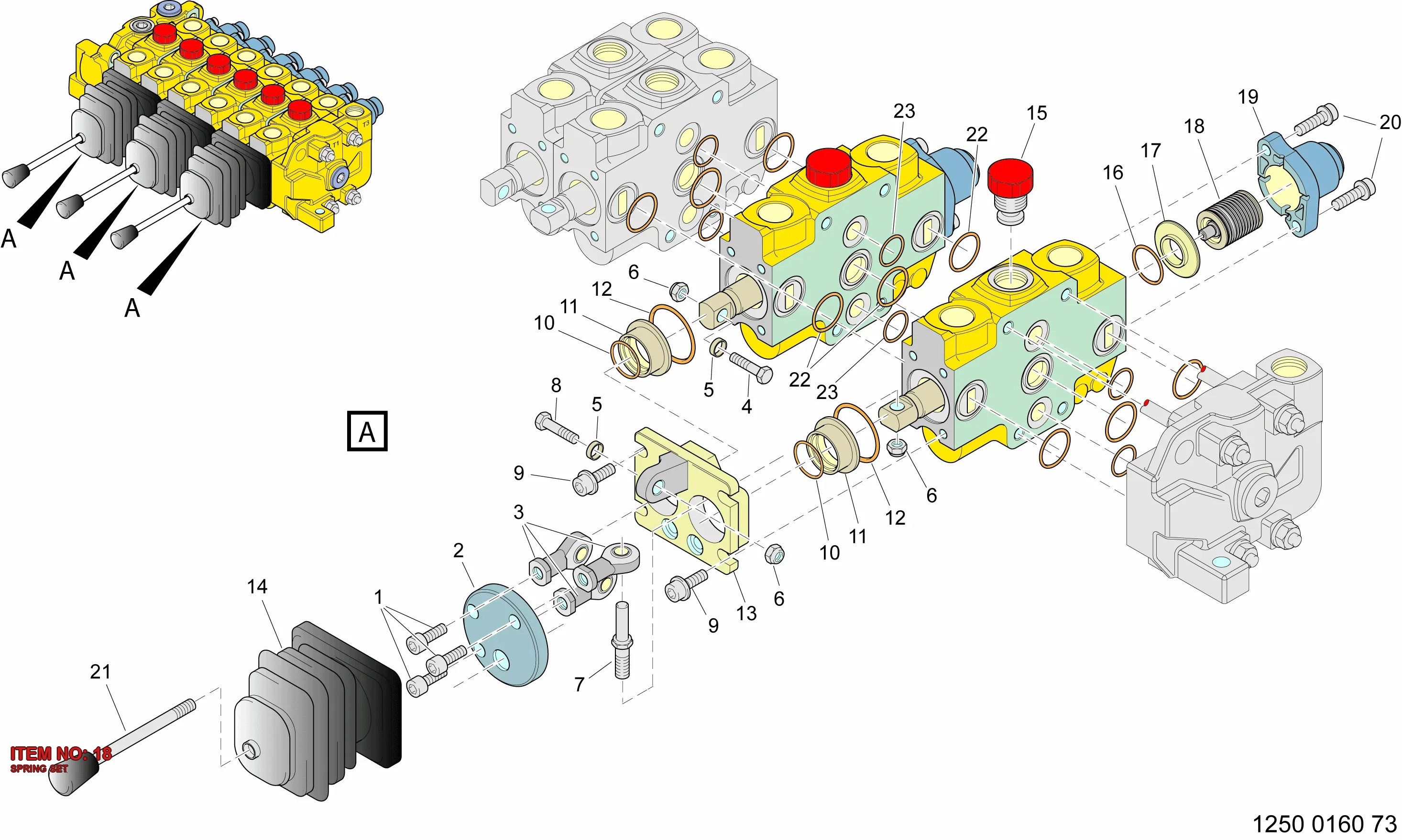 3222 3270 28 SPRING SET - Technical Drawing