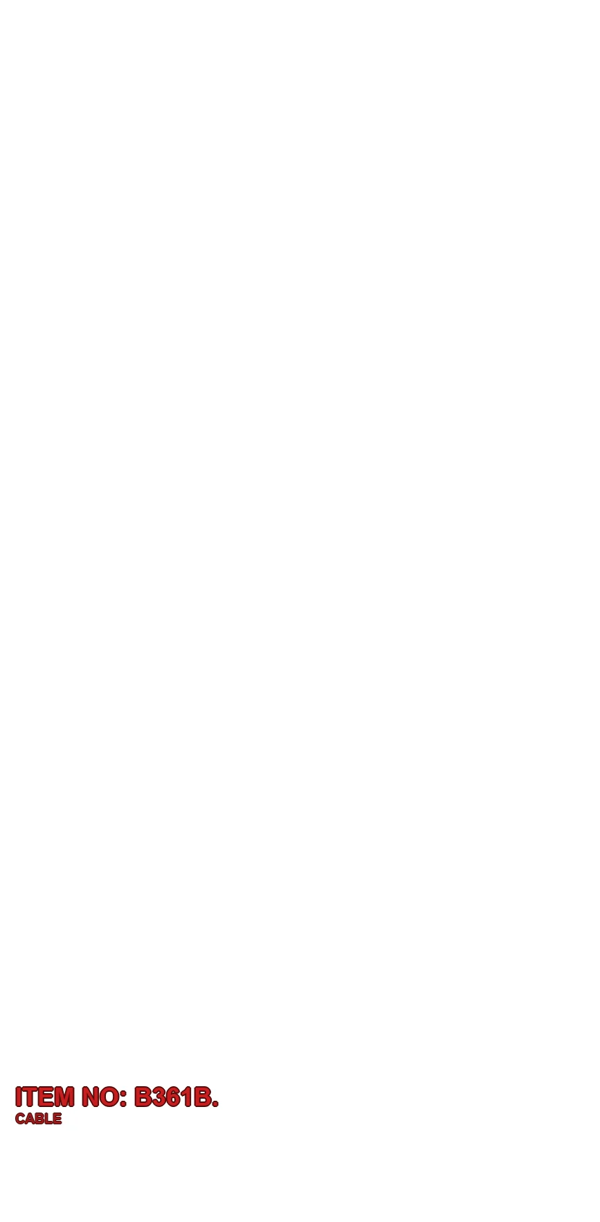 3222 3271 58 CABLE - Technical Drawing