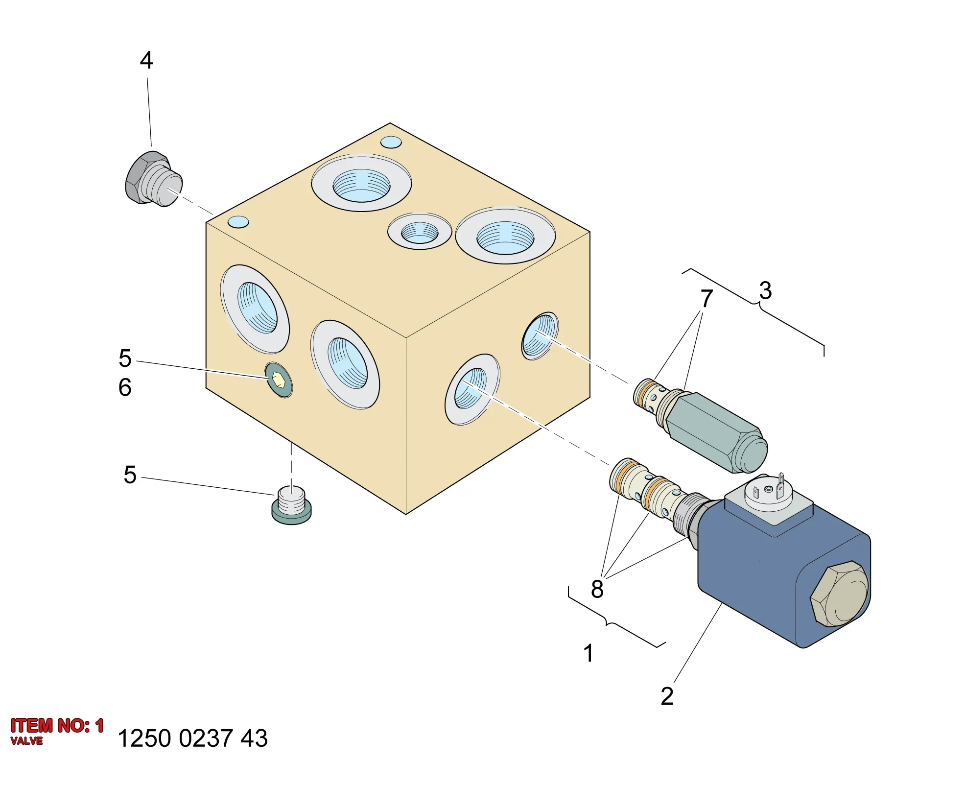 3222 3275 28 VALVE - Technical Drawing