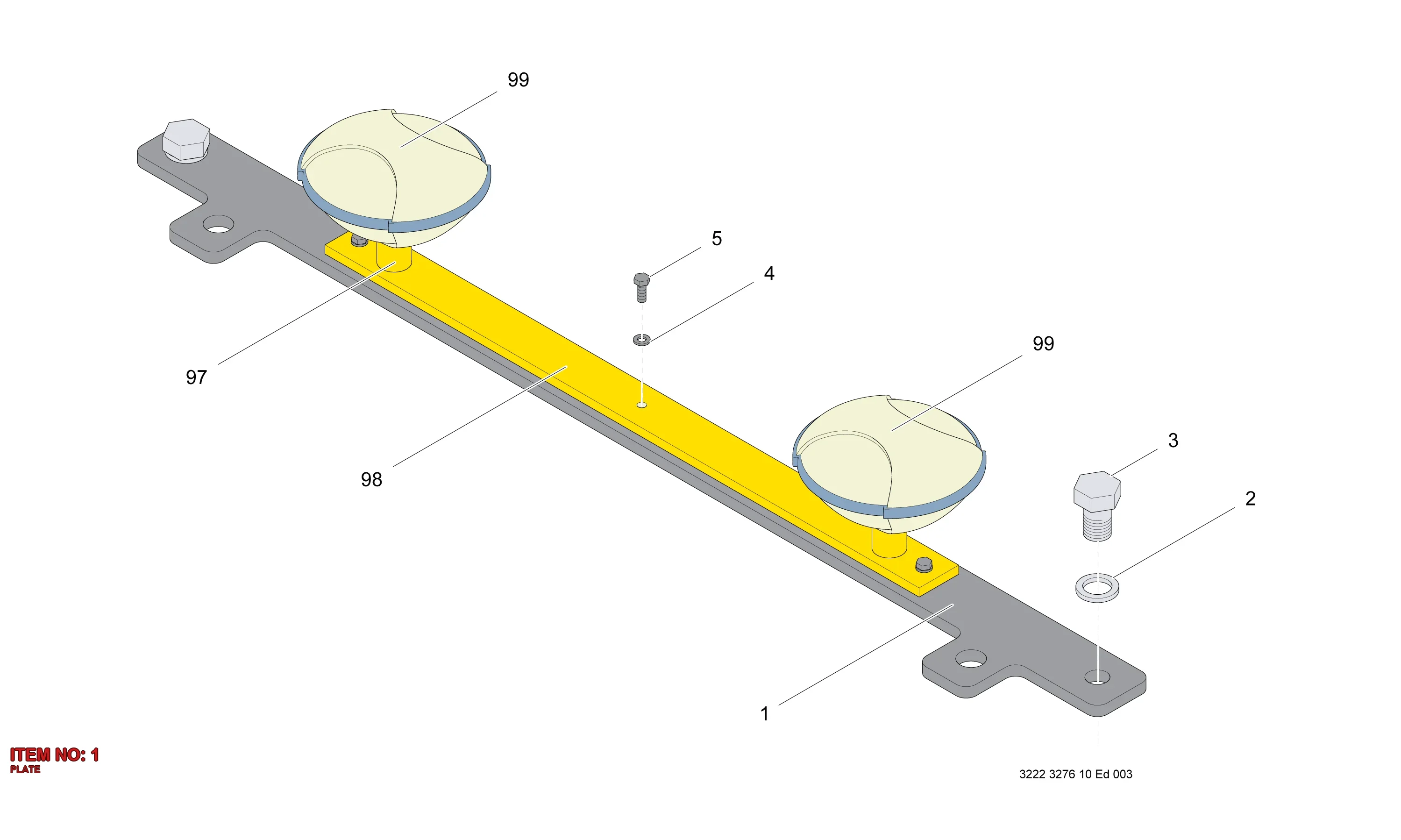3222 3276 09 PLATE - Technical Drawing