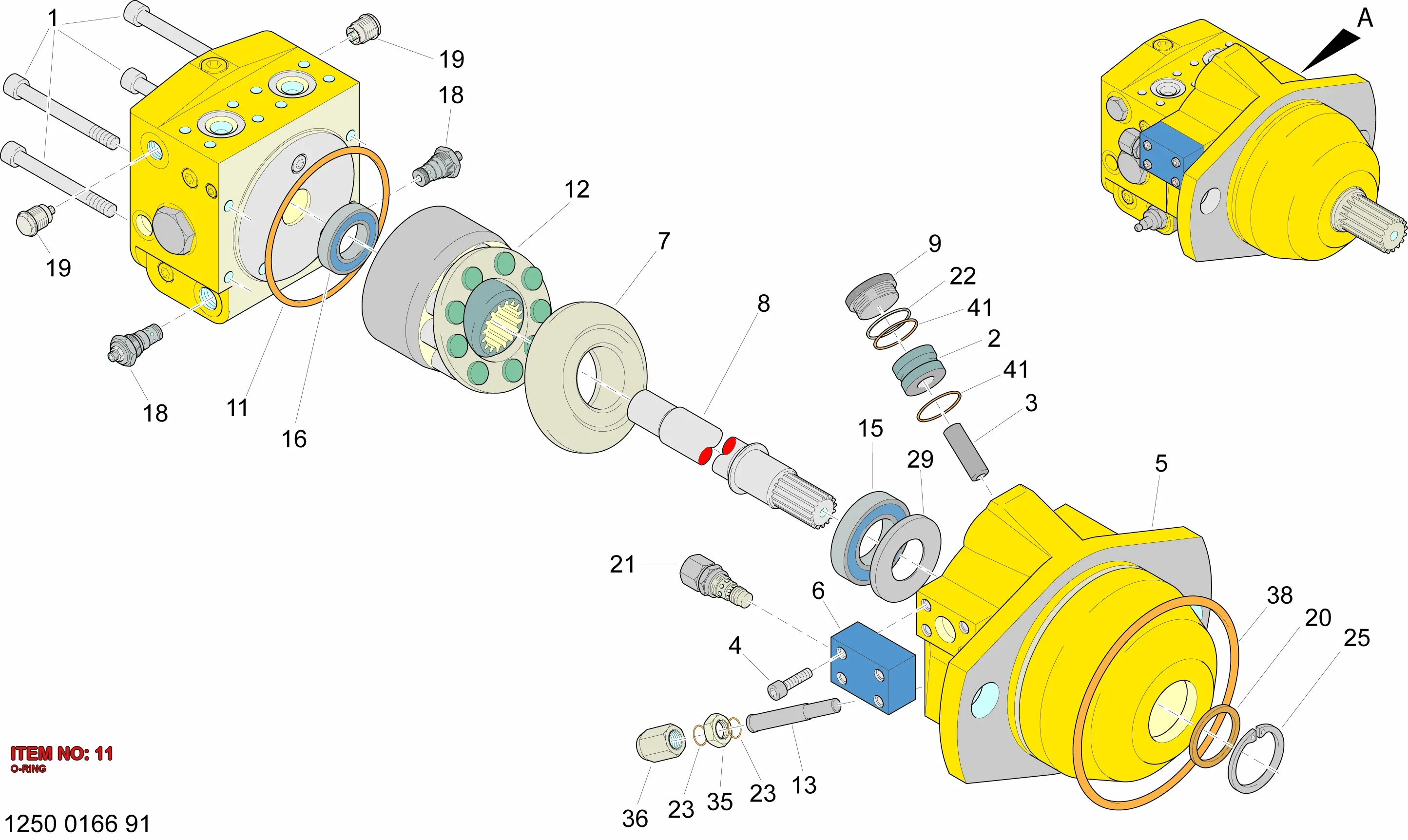 3222 3278 19 O-RING - Technical Drawing