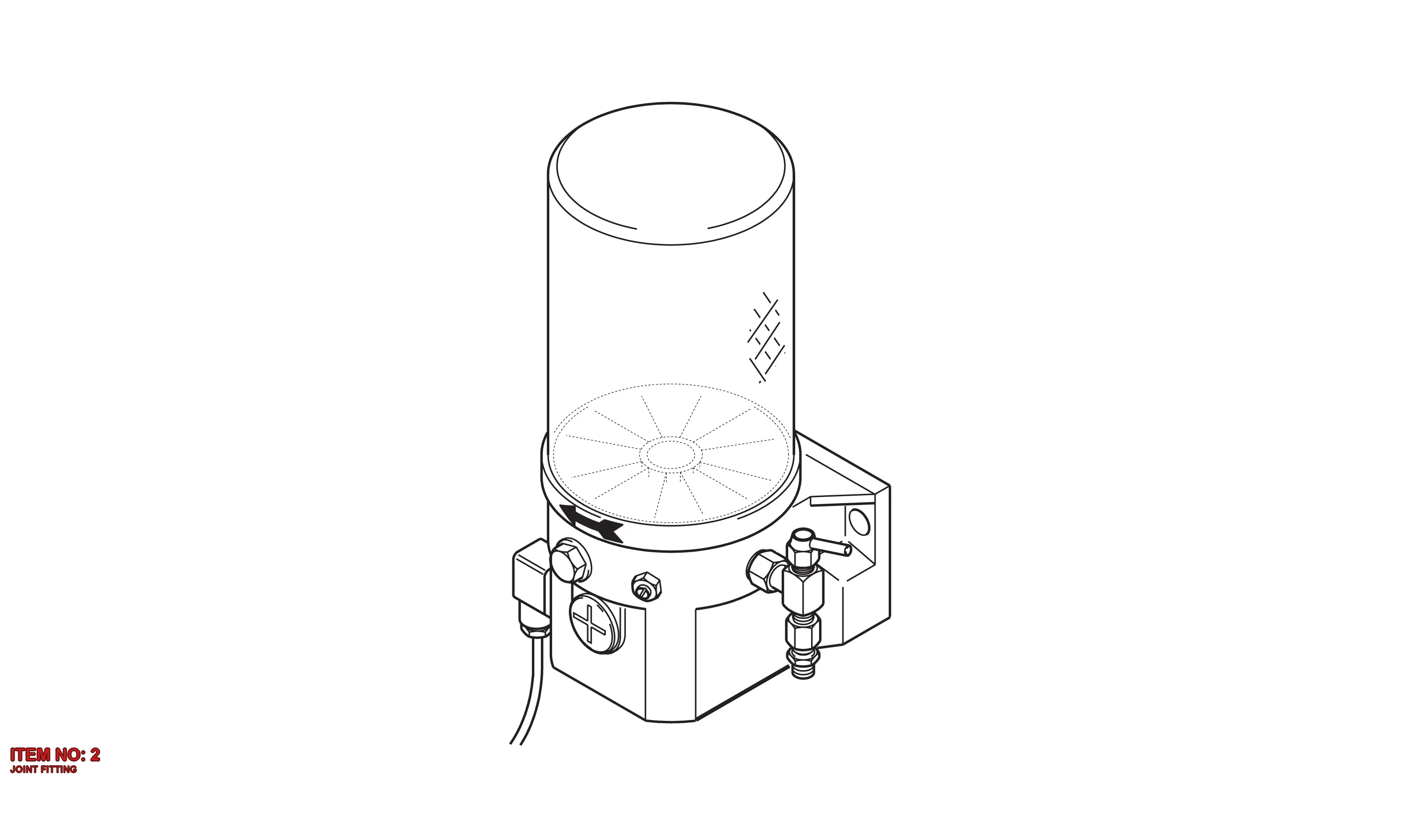3222 3284 31 SEAL FITTING - Technical Drawing