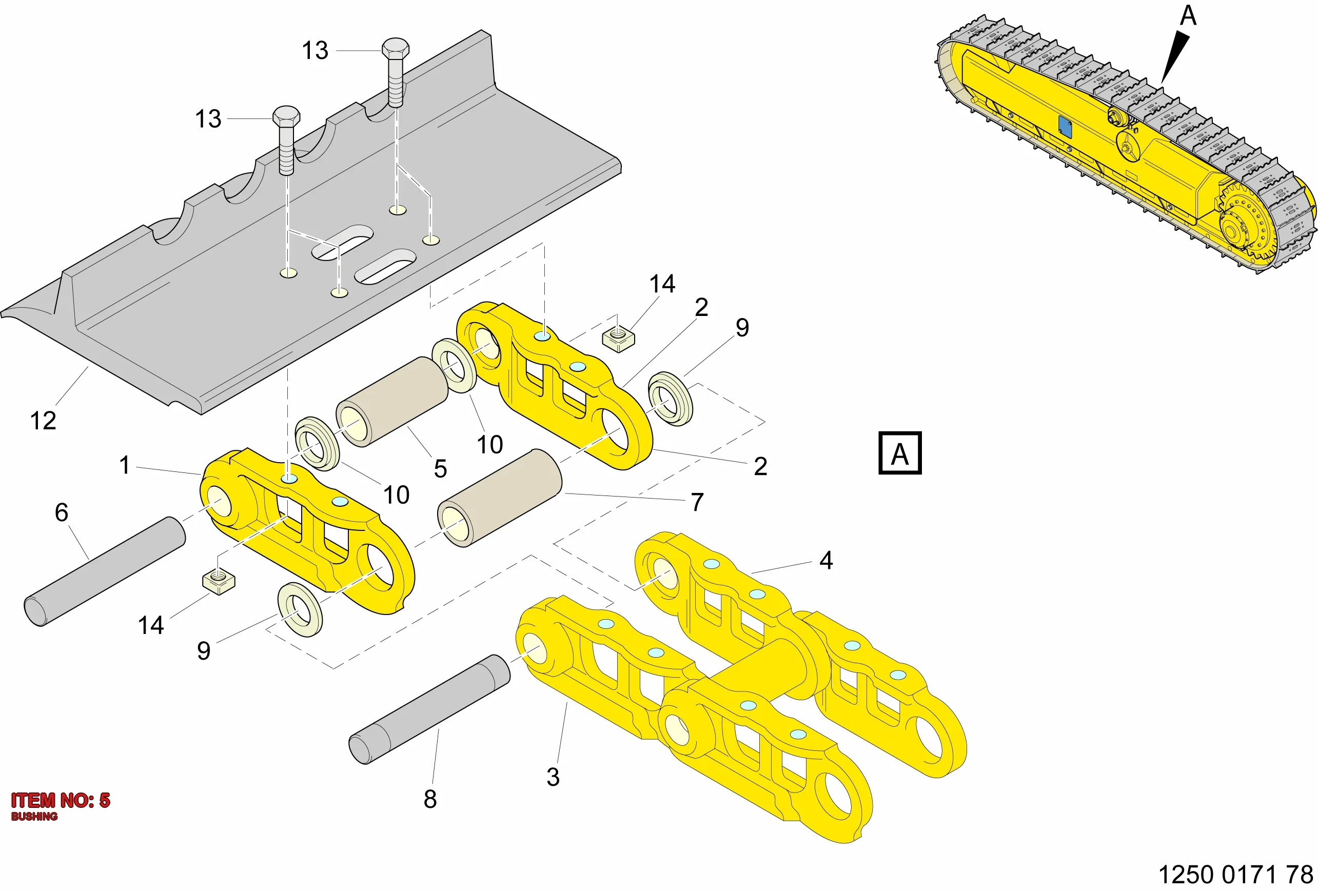 3222 3291 96 BUSHING - Technical Drawing