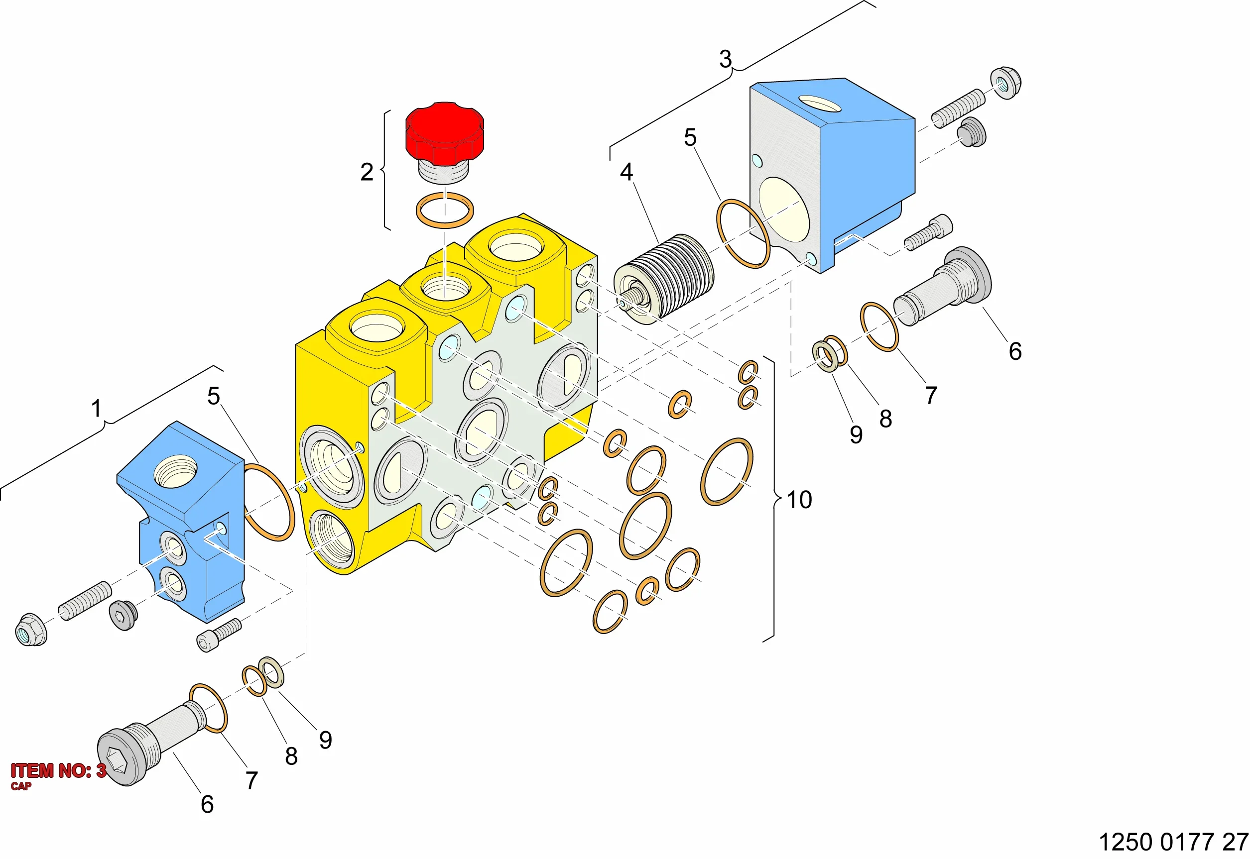 3222 3299 69 CAP - Technical Drawing