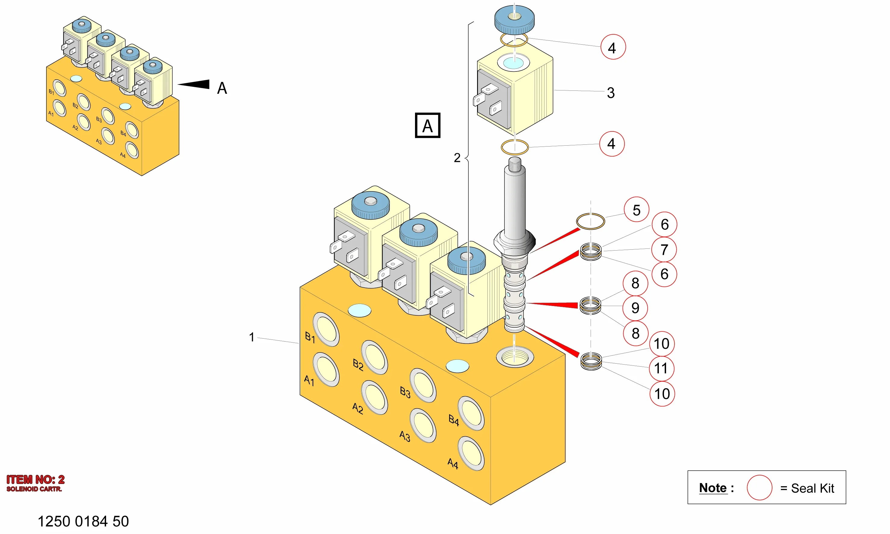 3222 3304 17 SOLENOID CARTR. - Technical Drawing