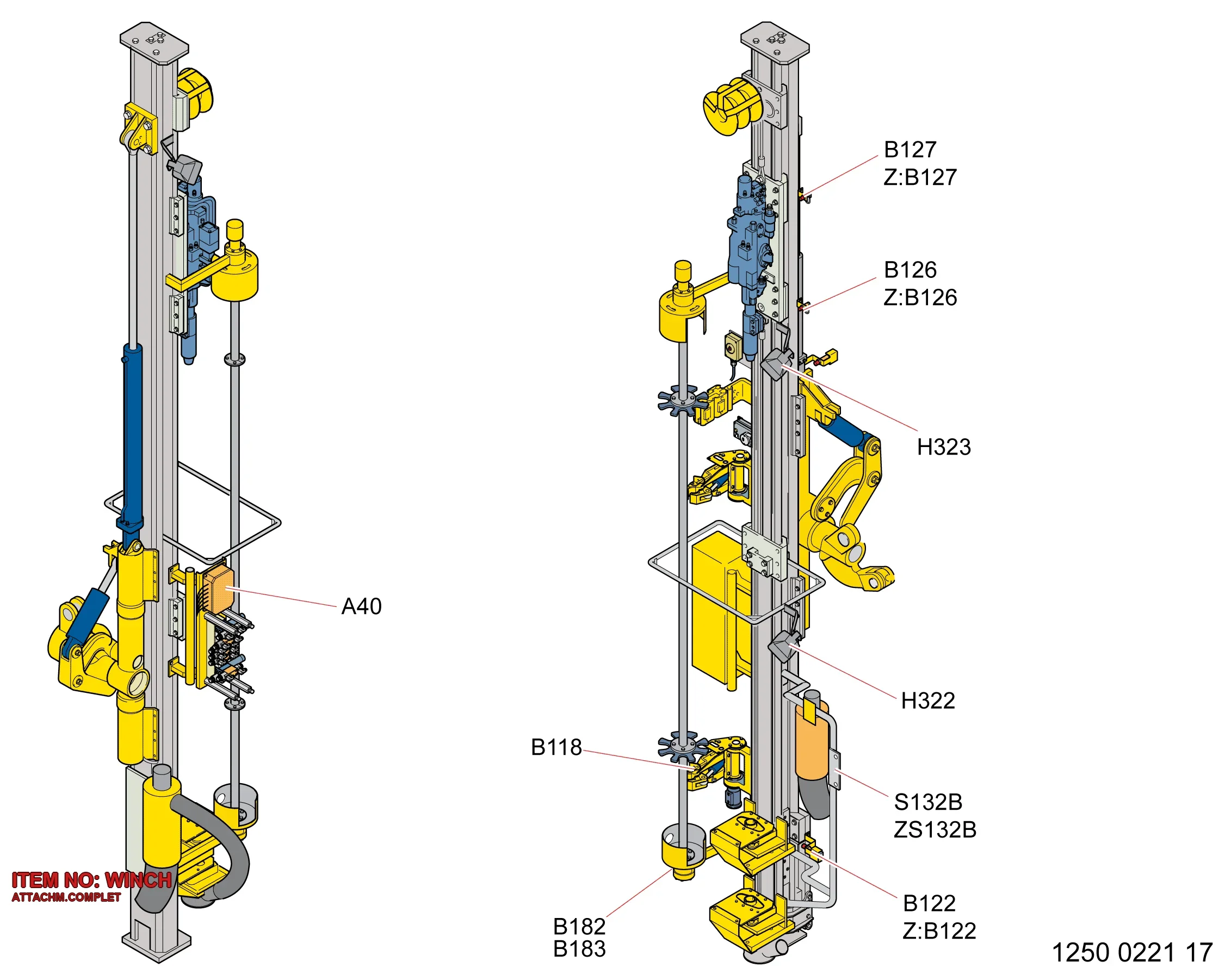 3222 3306 13 ATTACHM.COMPLET - Technical Drawing