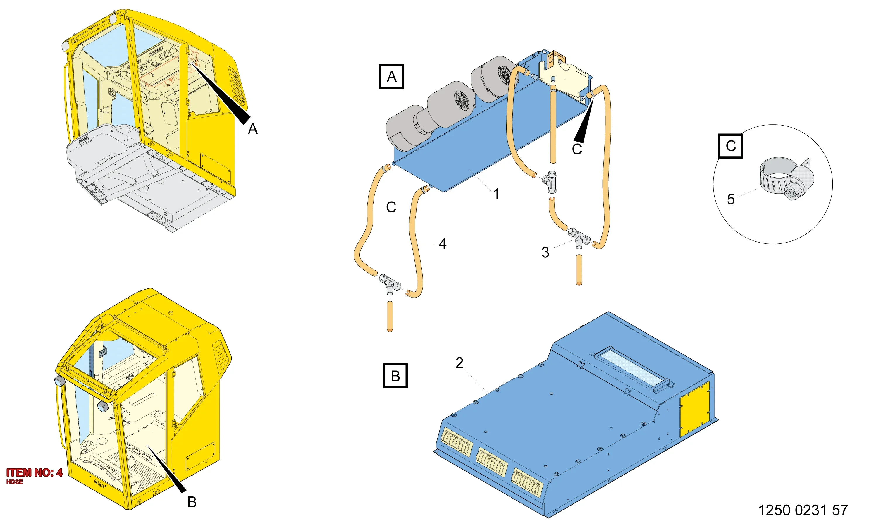 3222 3306 30 HOSE - Technical Drawing