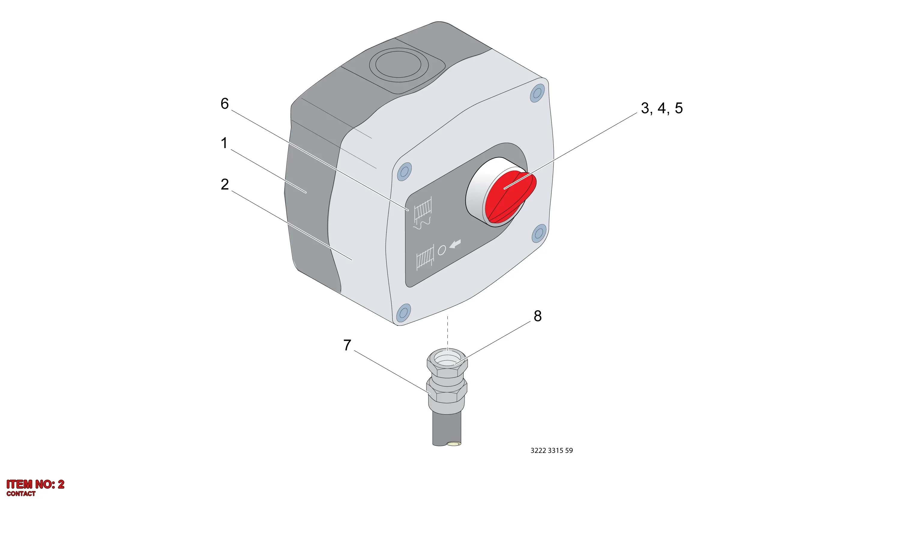 3222 3315 47 CONTACT - Technical Drawing