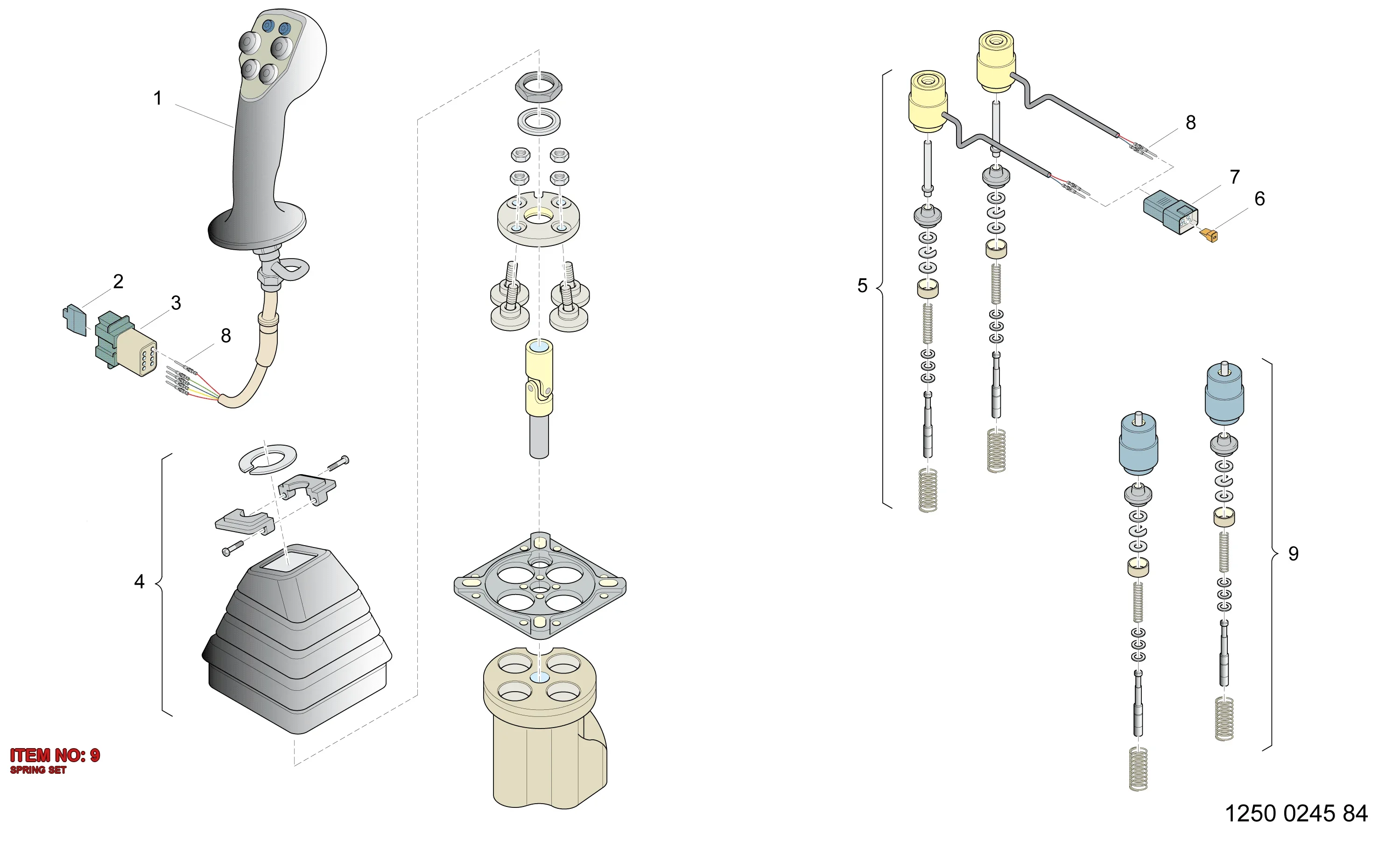 3222 3318 73 SPRING SET - Technical Drawing