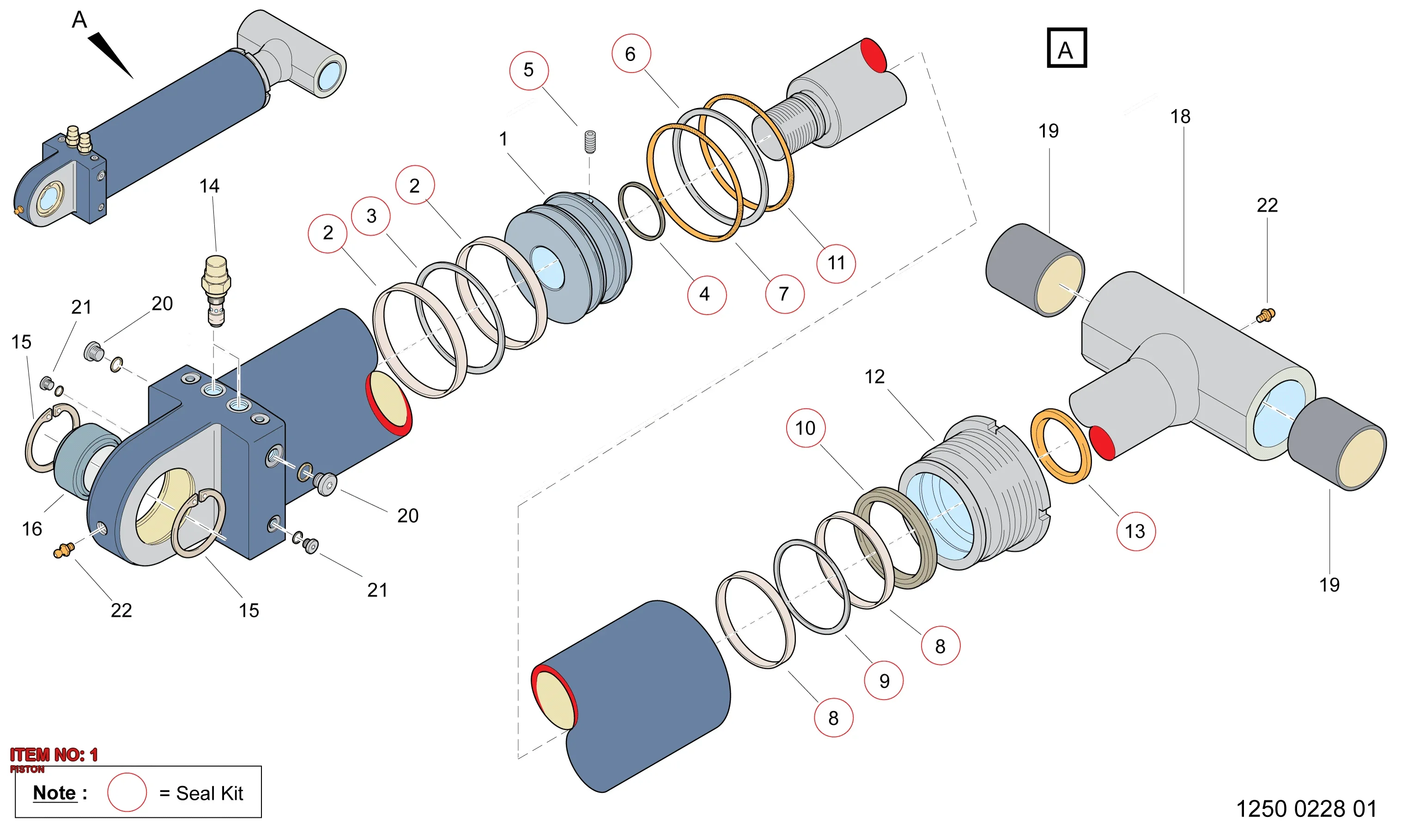 3222 3325 87 PISTON - Technical Drawing