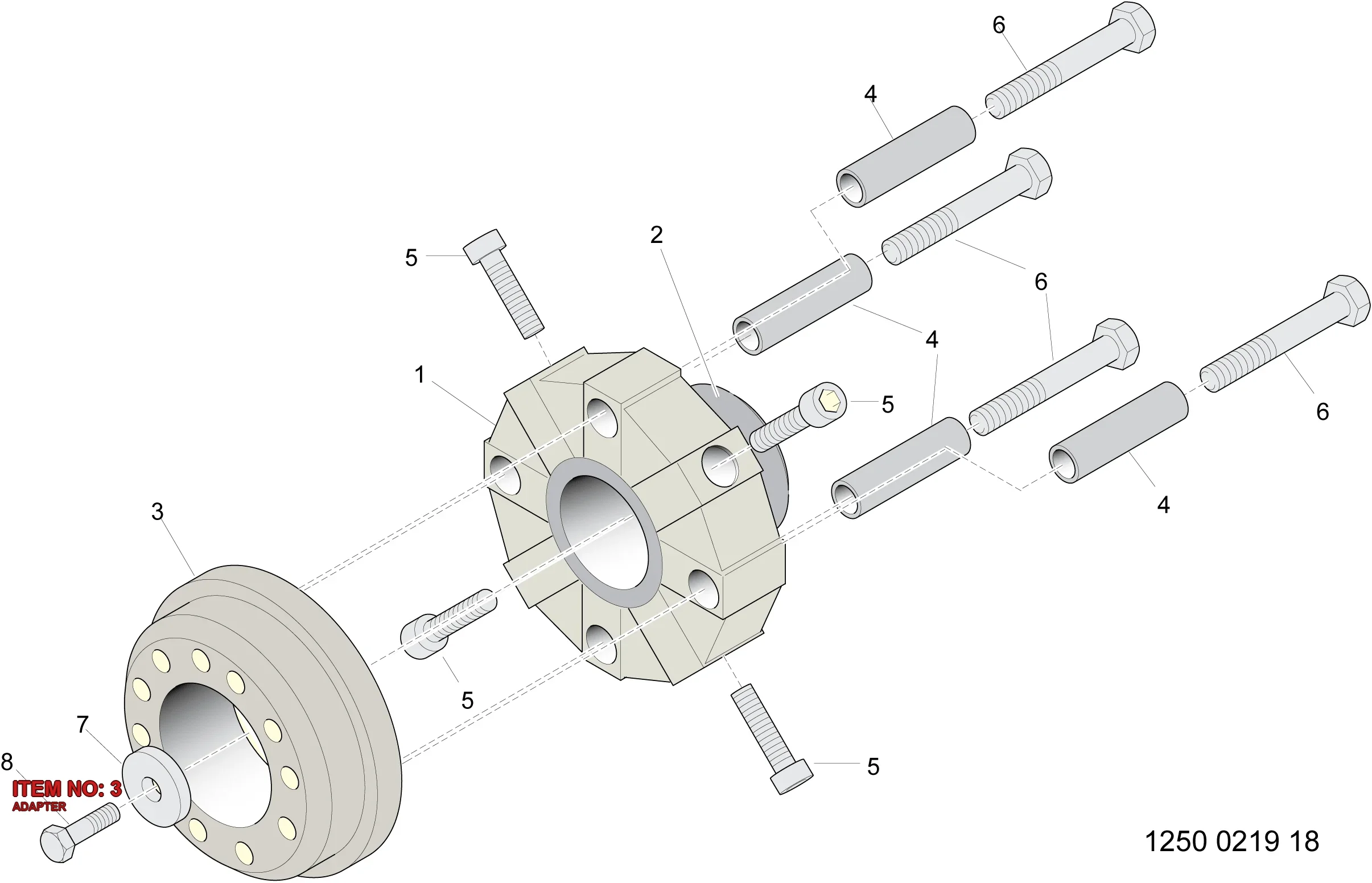 3222 3326 59 ADAPTER - Technical Drawing