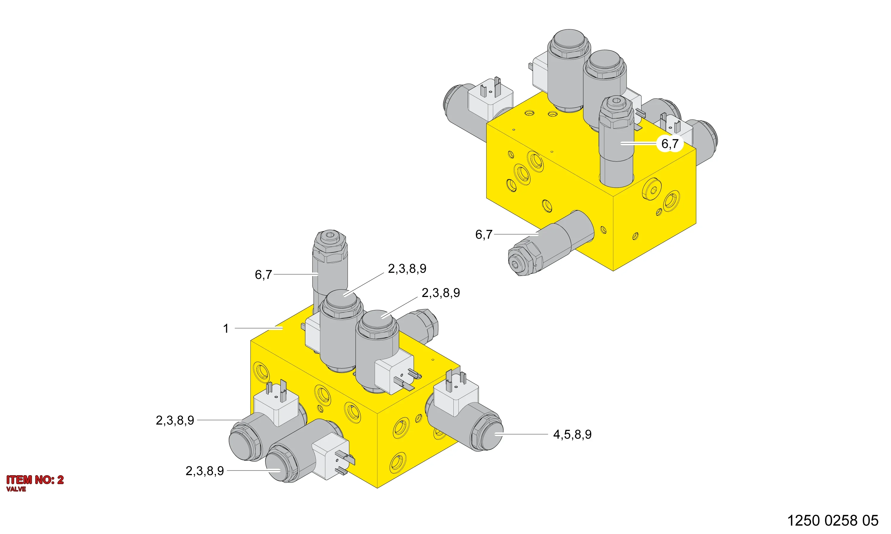 3222 3327 12 VALVE - Technical Drawing