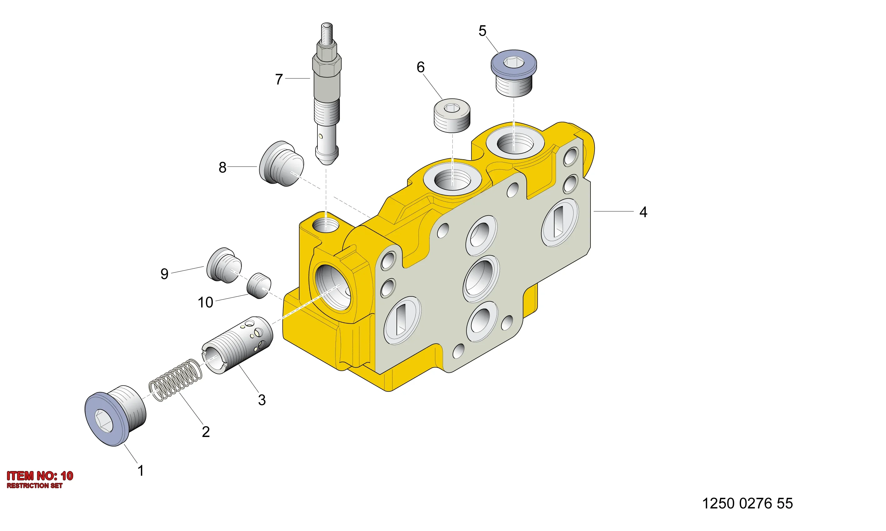 3222 3334 32 RESTRICTION SET - Technical Drawing