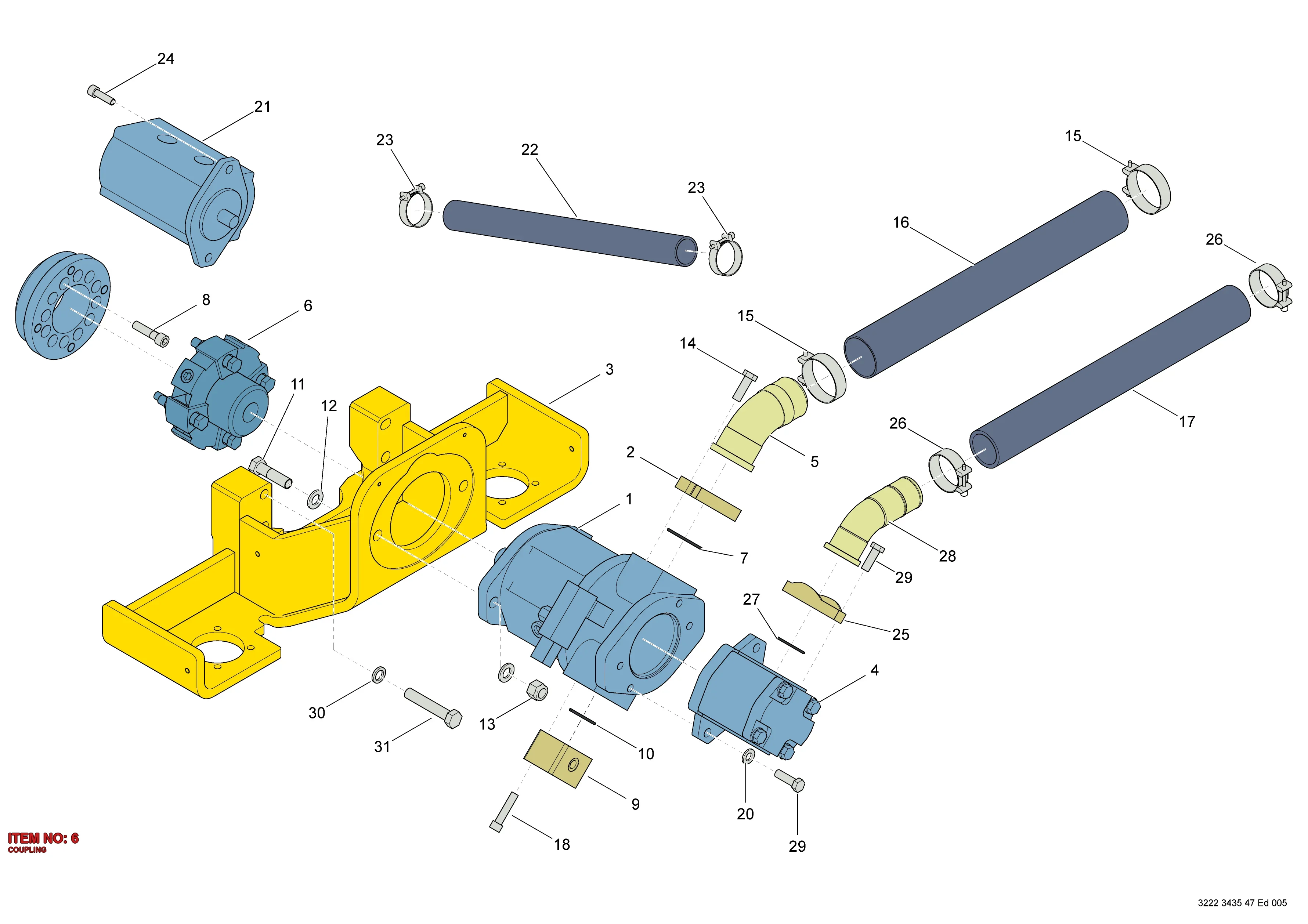 3222 3342 28 COUPLING - Technical Drawing