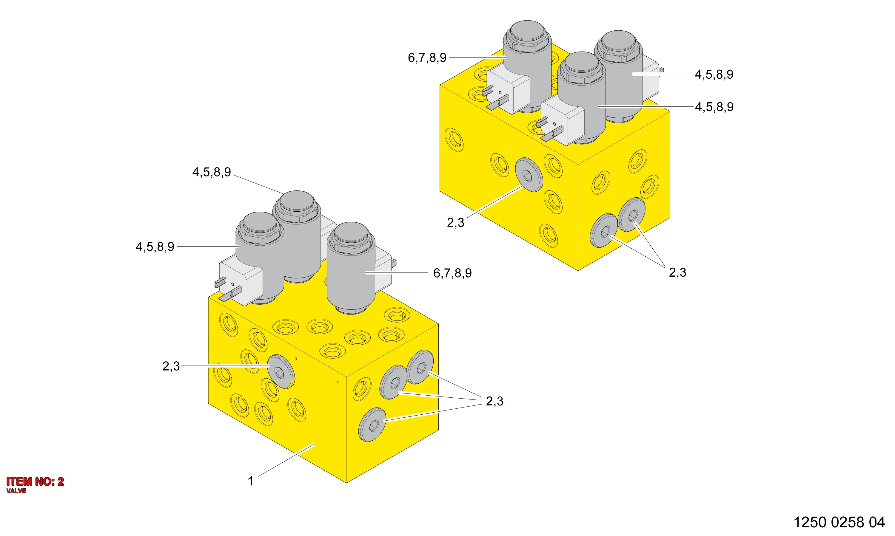 3222 3345 36 VALVE - Technical Drawing