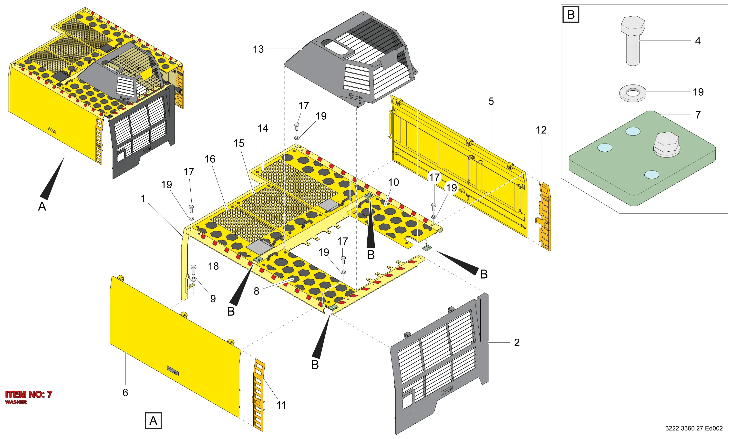 3222 3350 72 WASHER - Technical Drawing